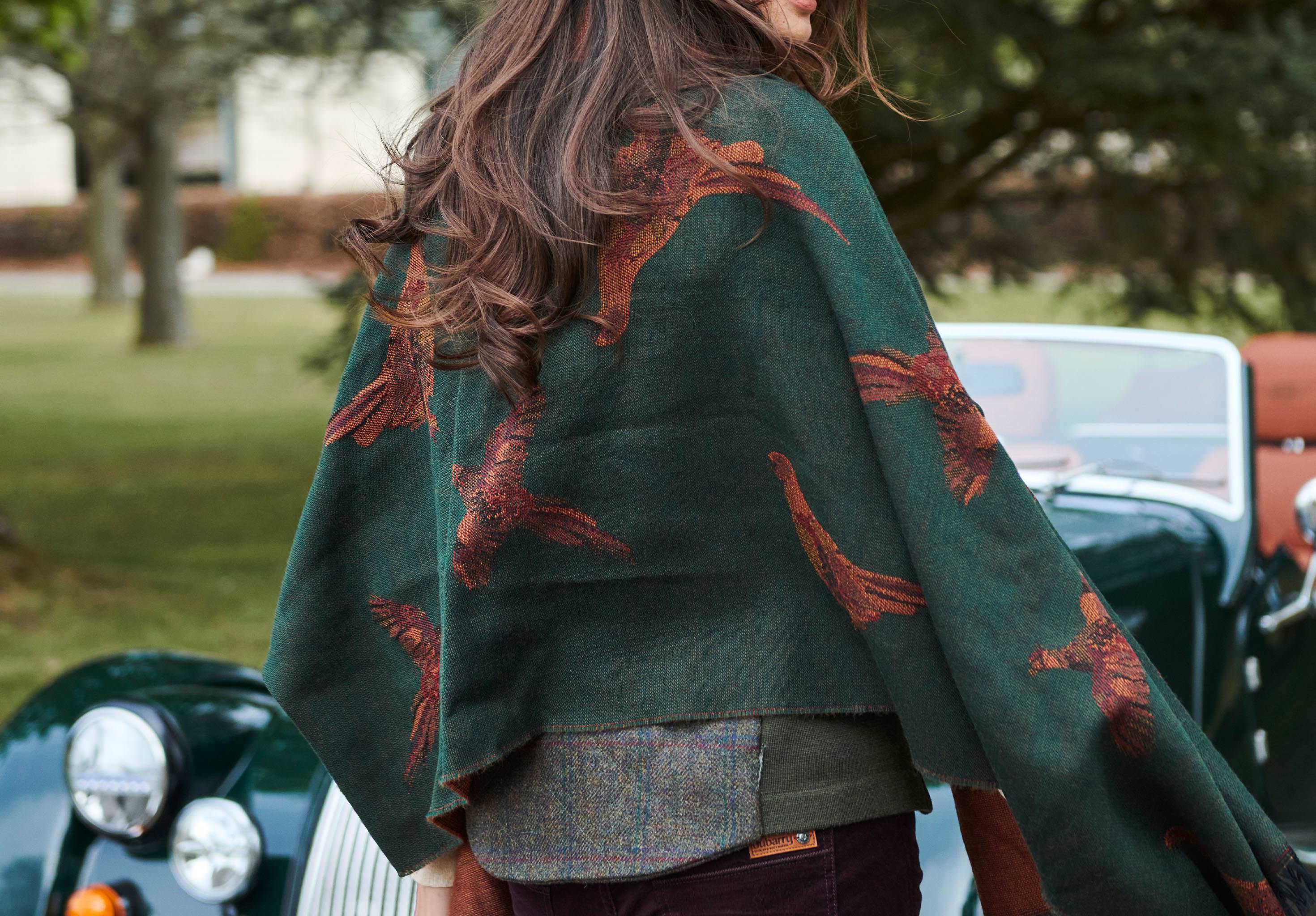 Birchdale Wool Stole - Ivy