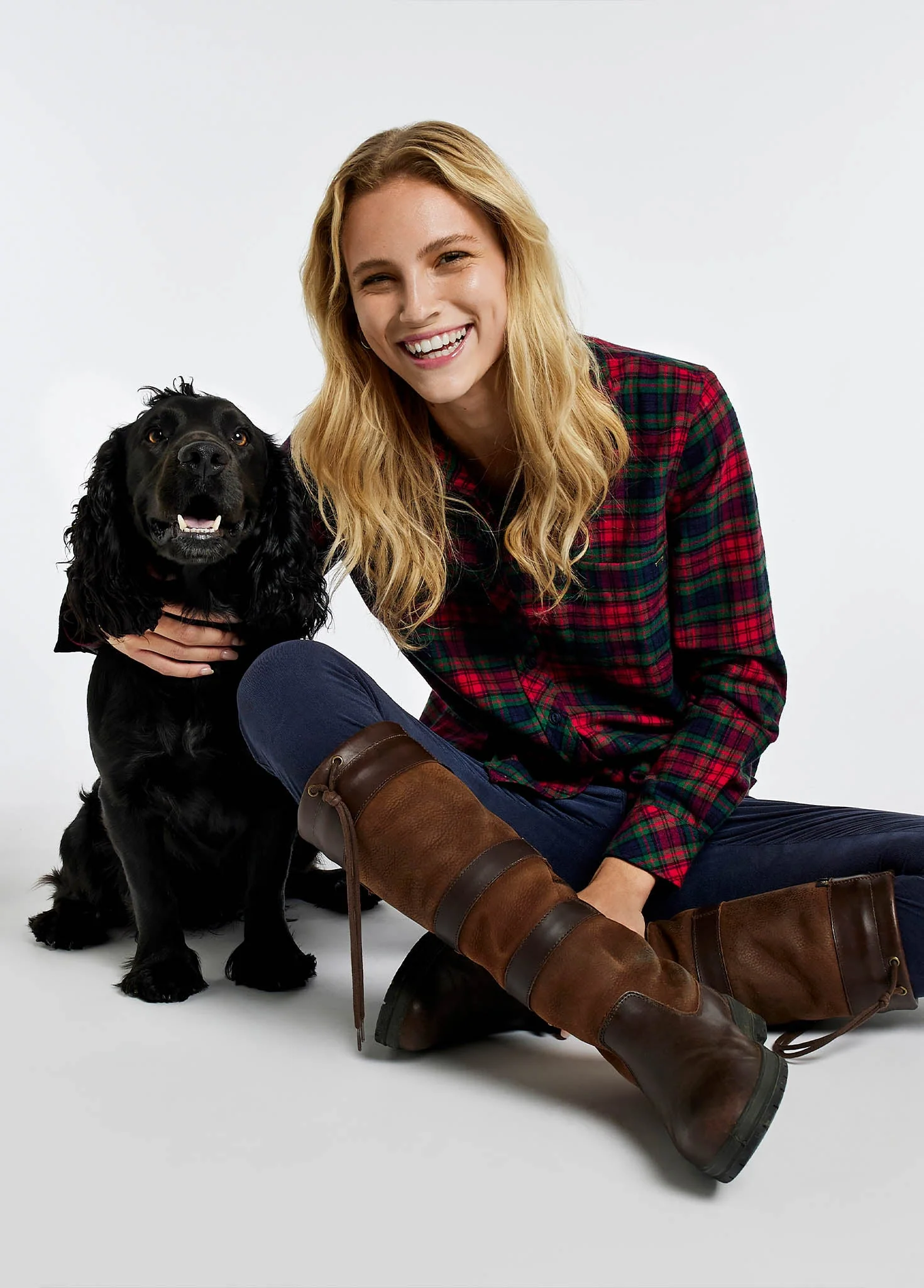 Japonica Check Shirt - Navy