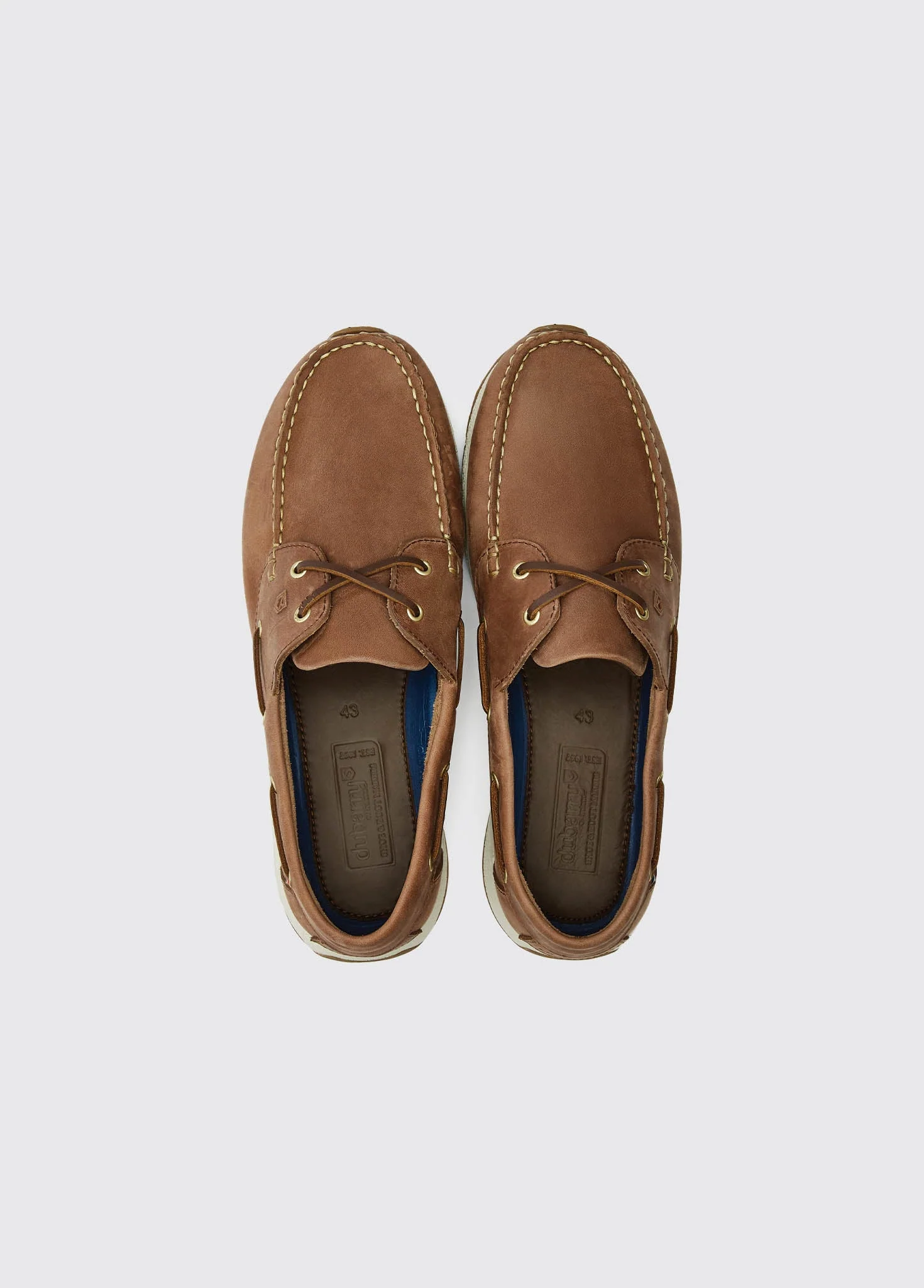 Dungarvan Lightweight Boat Shoe - Chestnut