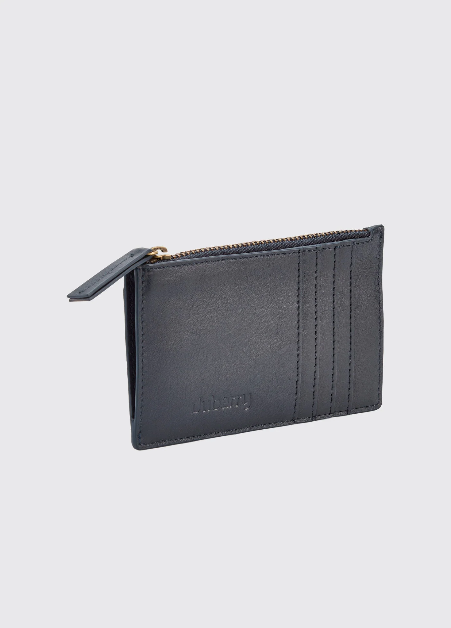 Broomhill Leather cardholder - Navy