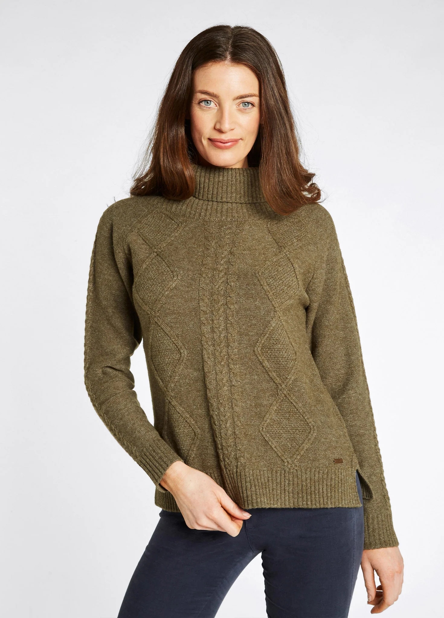 Kirkwood Women's Chunky Sweater - Dusky Green