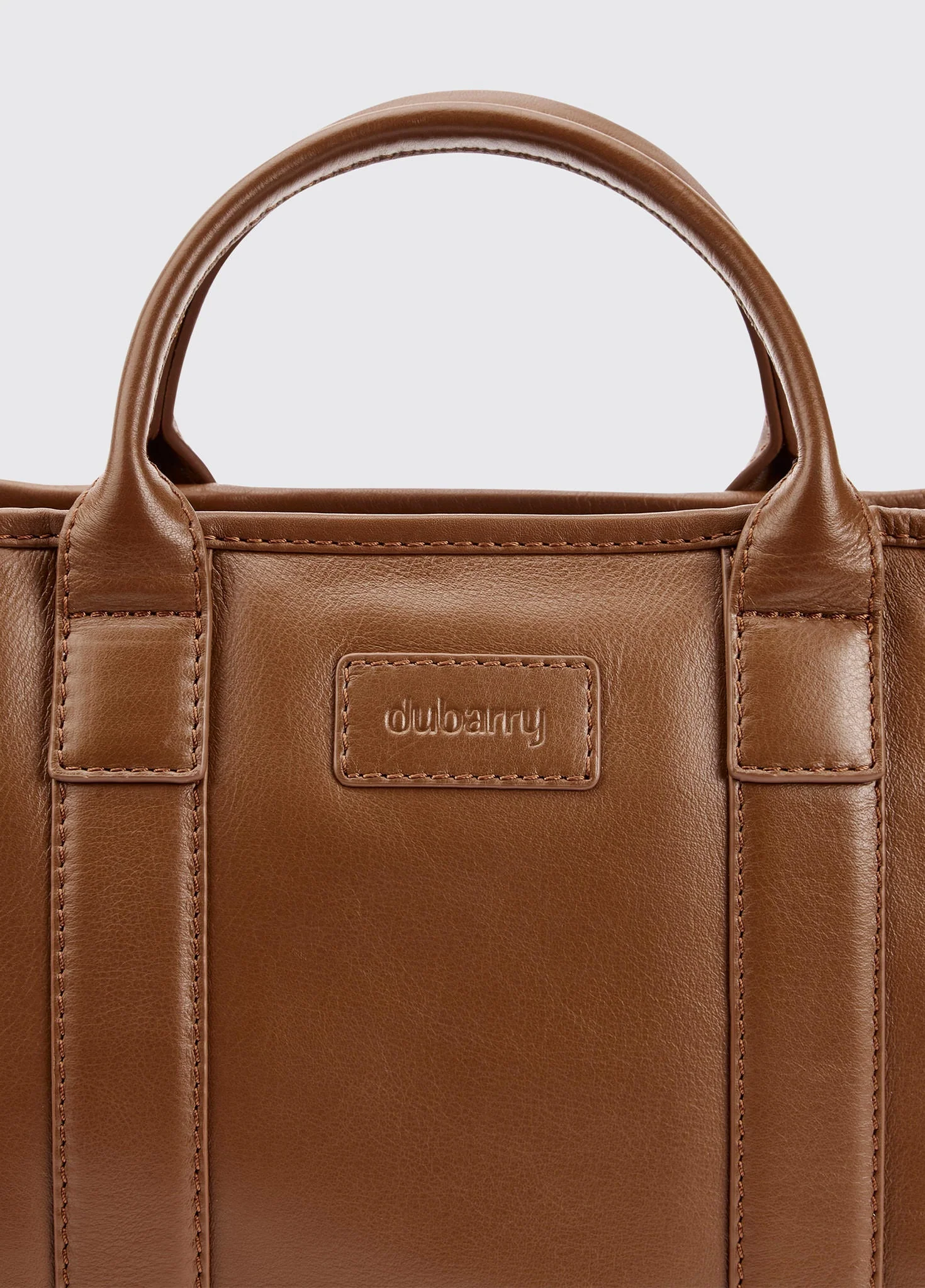 Ramelton Medium size leather handbag - Caramel