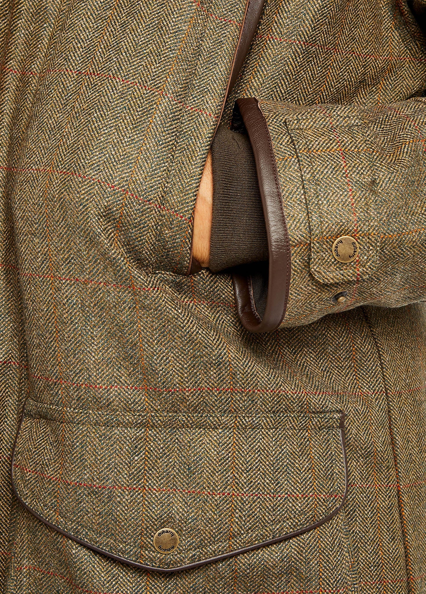 Ballinturbet Men's Tweed Shooting Jacket - Cedar