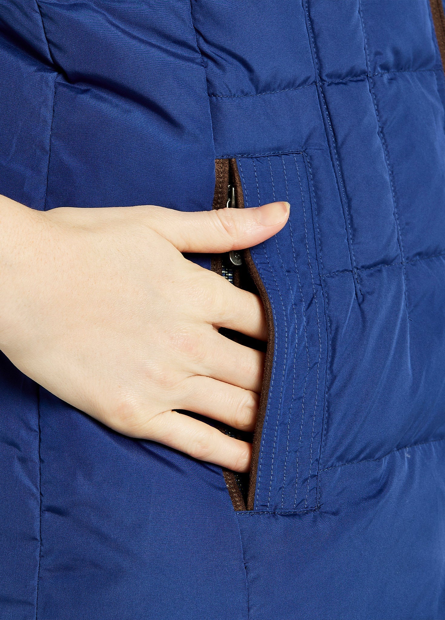 Spiddal Ladies' Quilted Vest - Peacock Blue