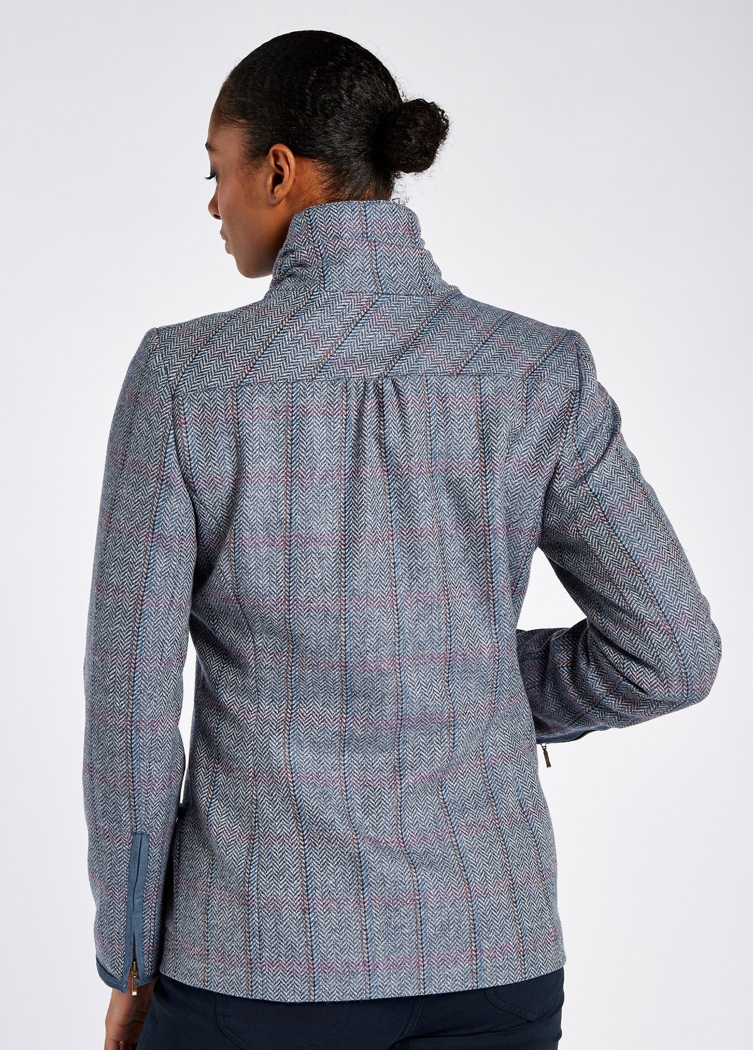 Bracken Tweed Coat - Denim Haze