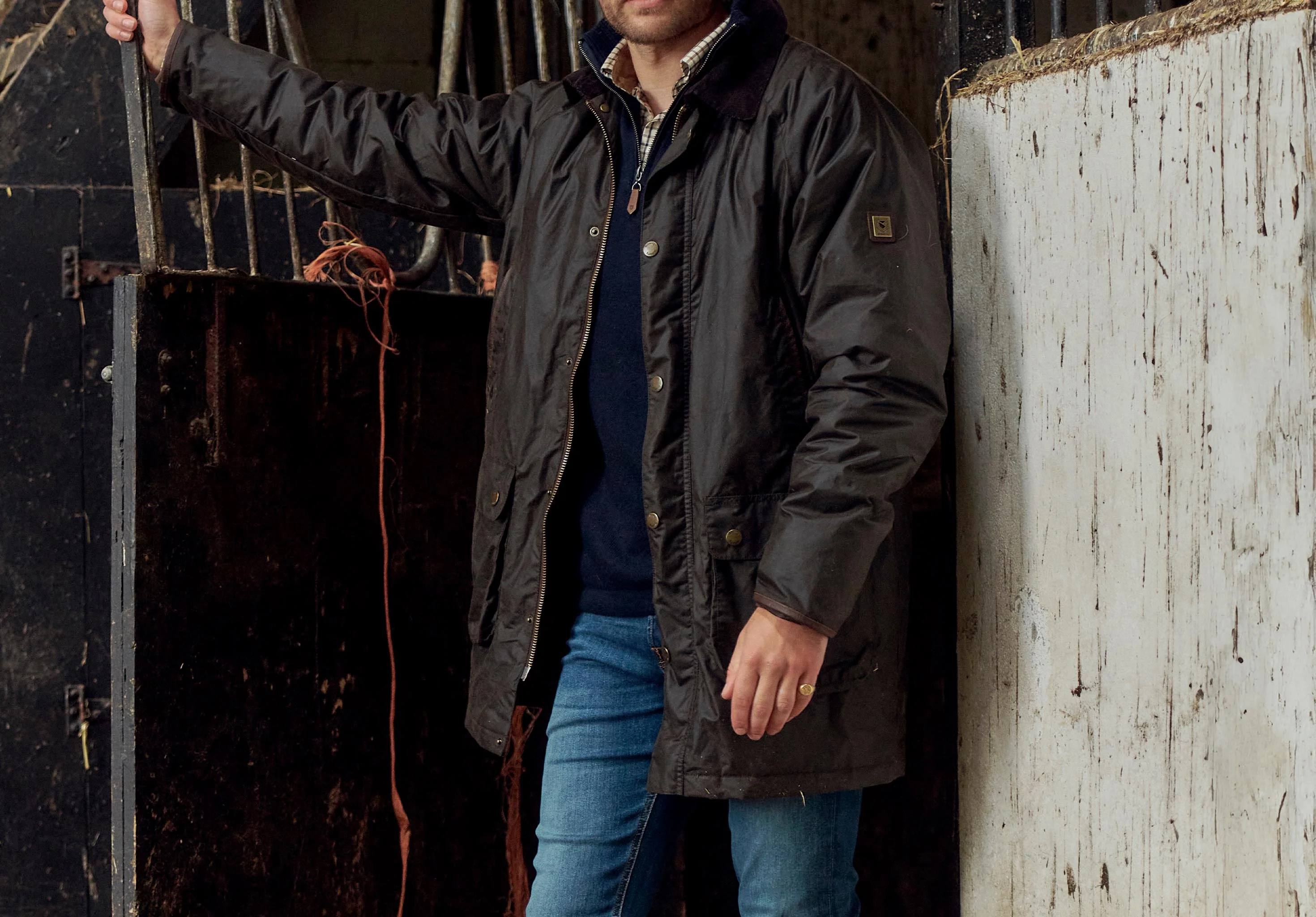 Brunswick Mens Waxed Cotton Jacket - Verdigris