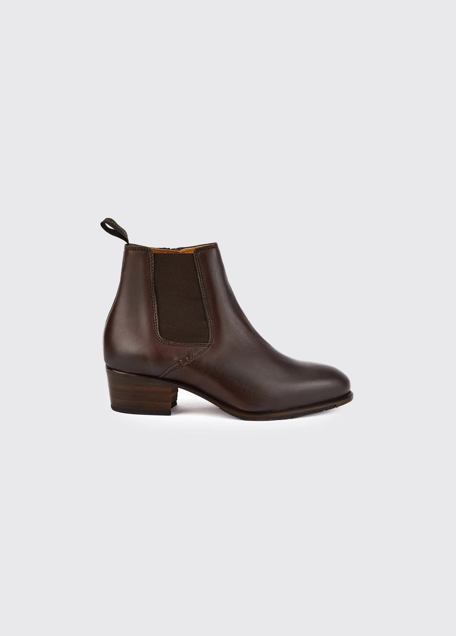Bray Side Zip Ankle Boot - Old Rum