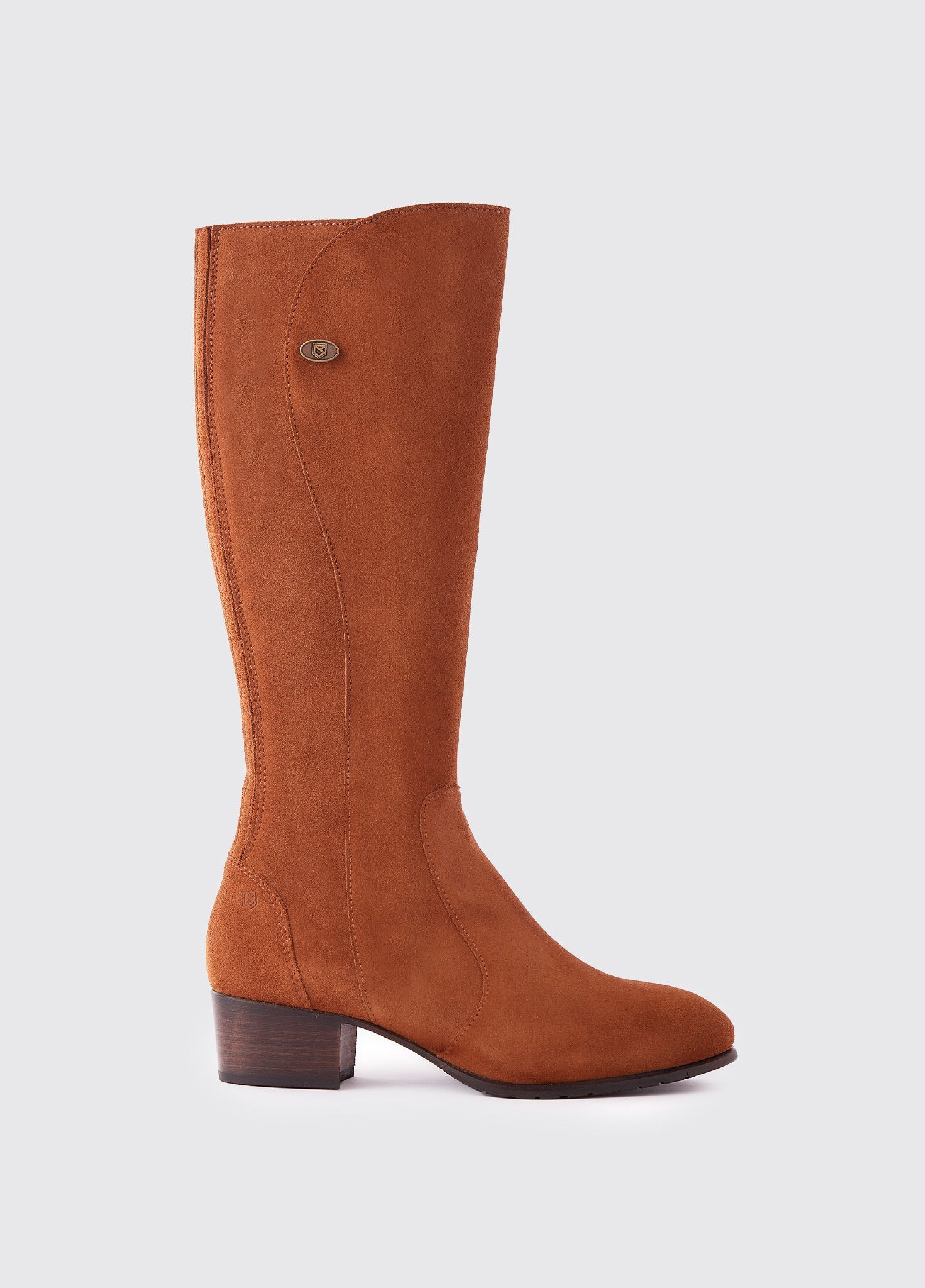 Downpatrick Knee High Suede Boot - Camel