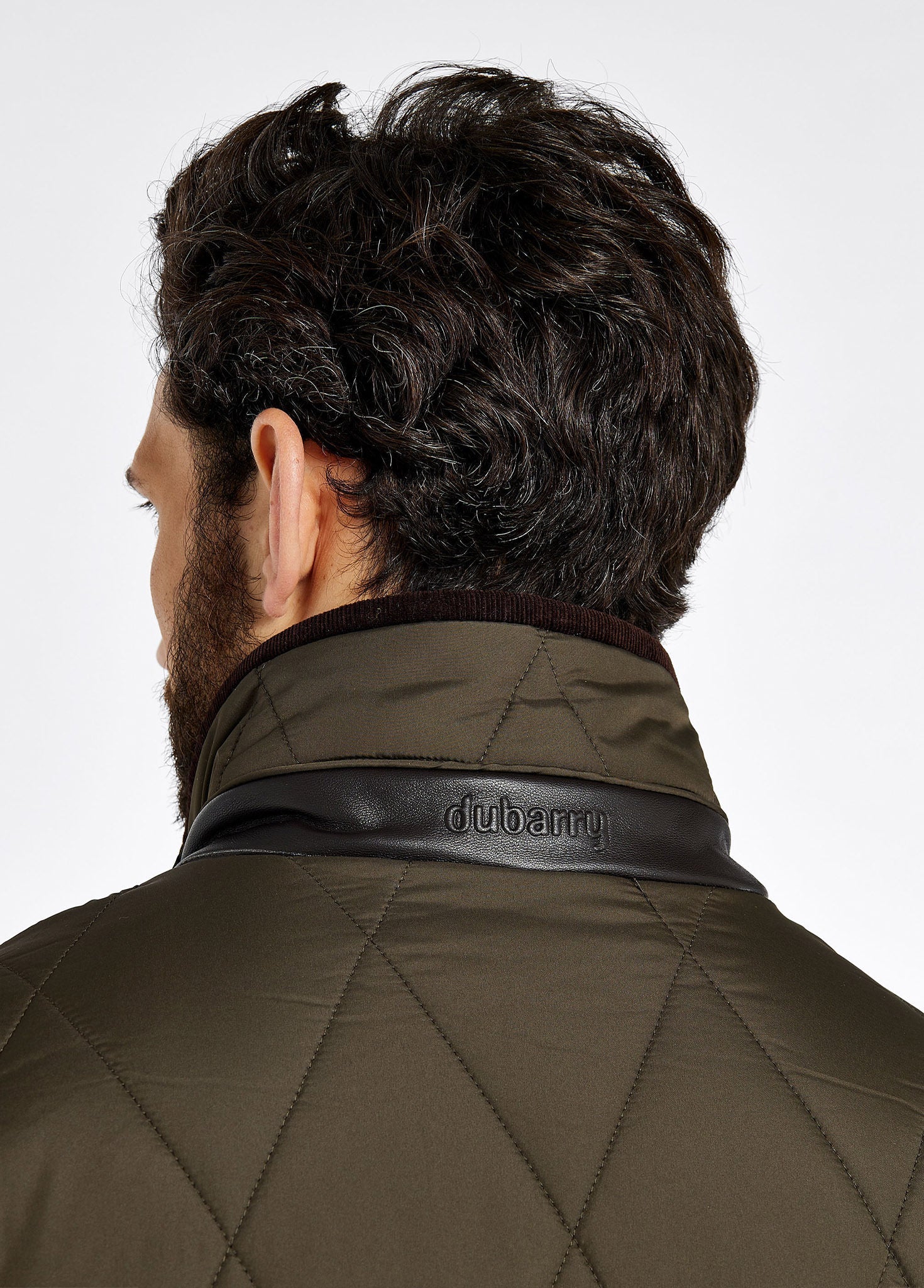 Farmley Men's Quilted Jacket - Olive