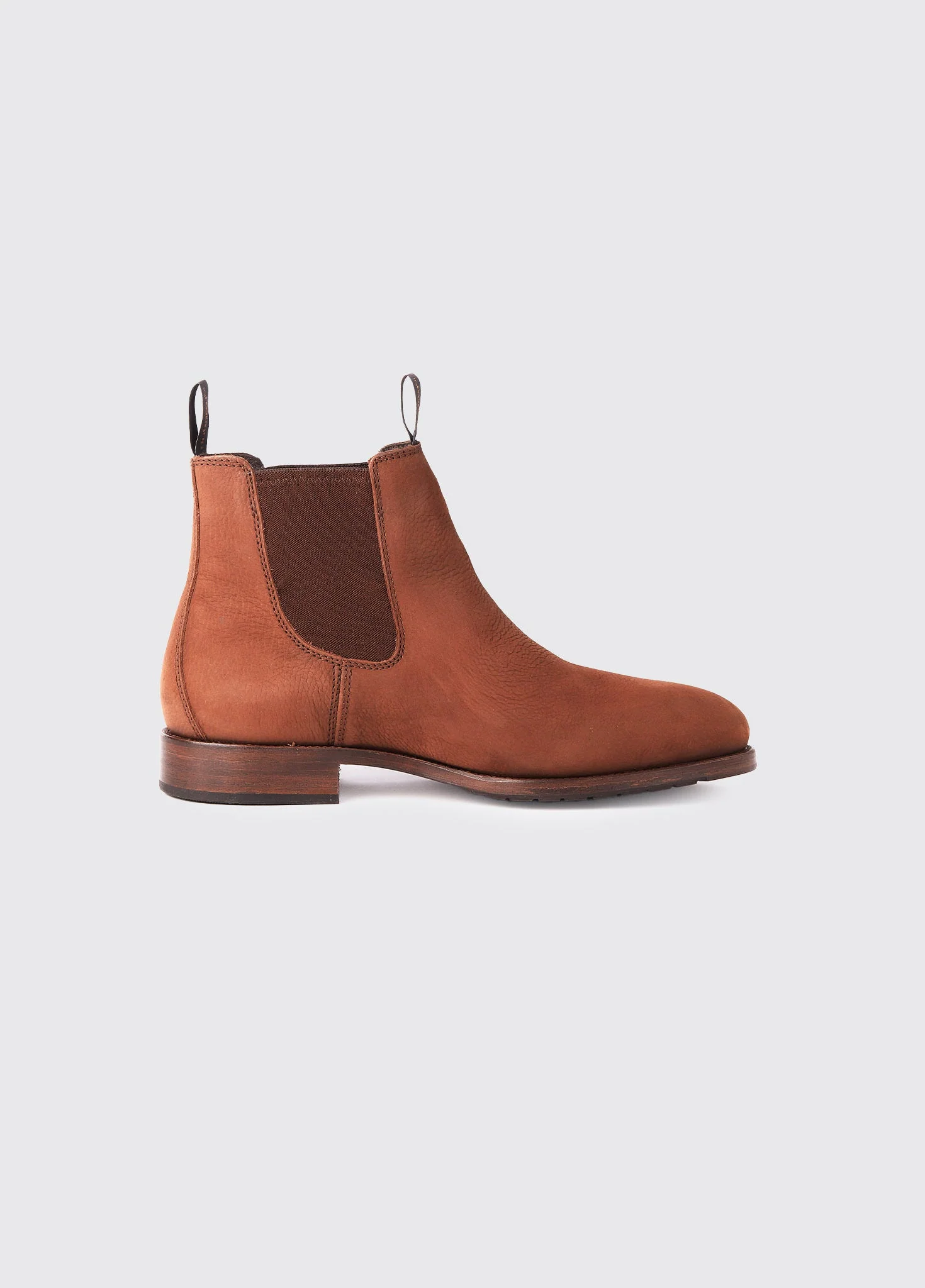 Kerry Leather Soled Chelsea Boot - Walnut