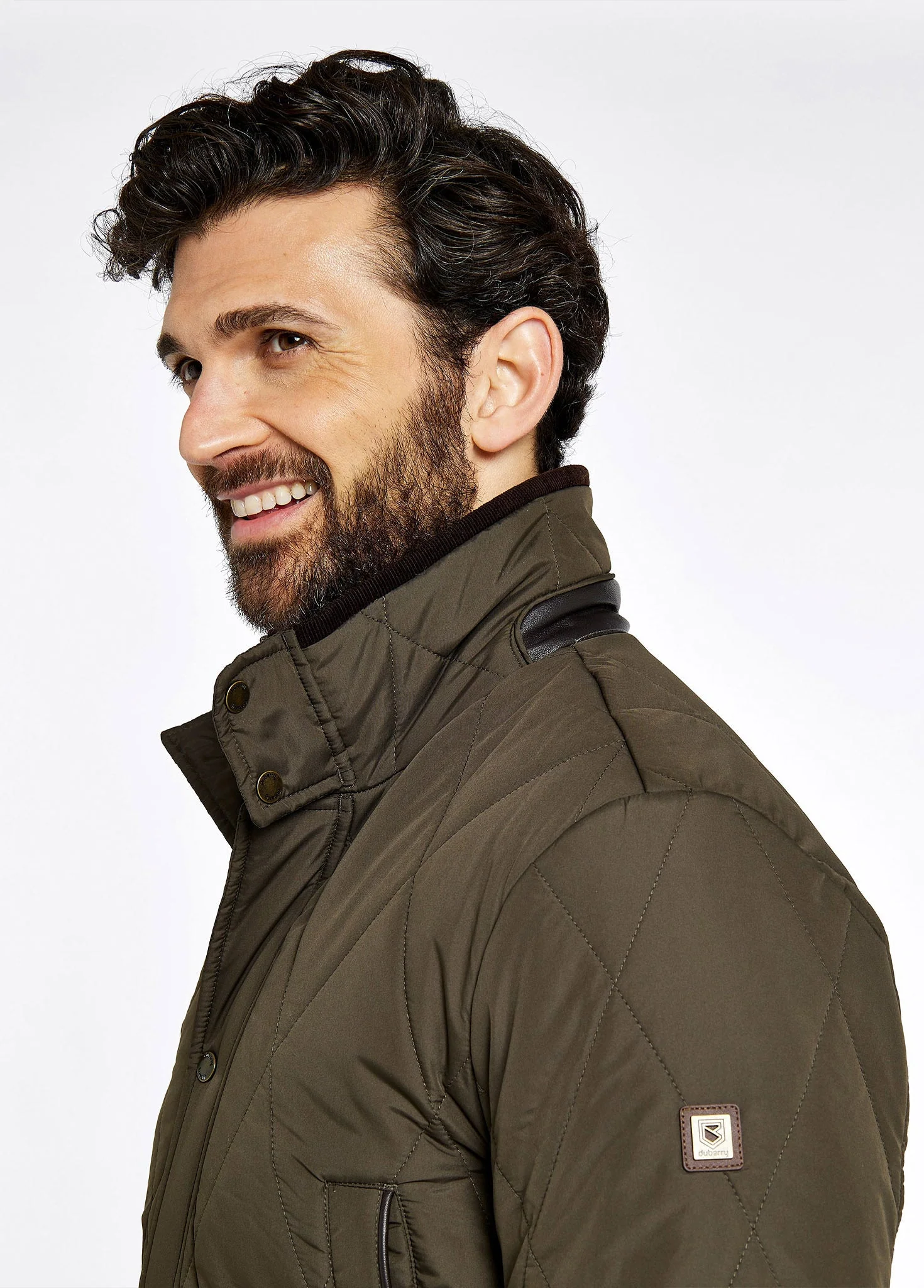 Farmley Men's Quilted Jacket - Olive
