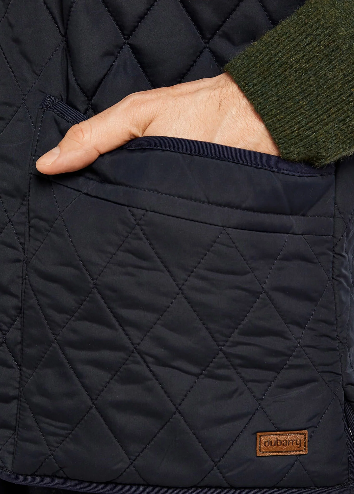 Ballygar Men's Quilted Vest - Navy