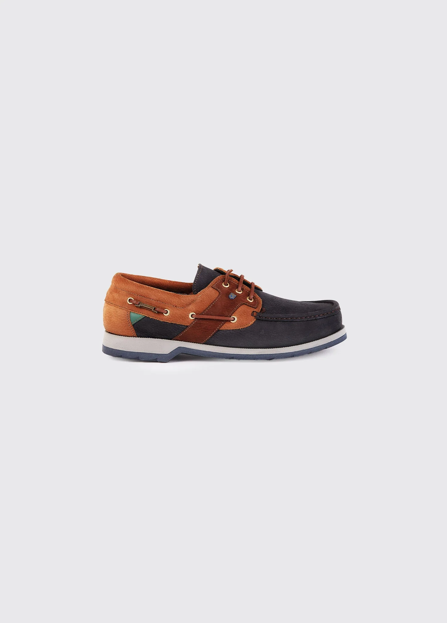 Clipper Boat Shoe - Navy/Brown