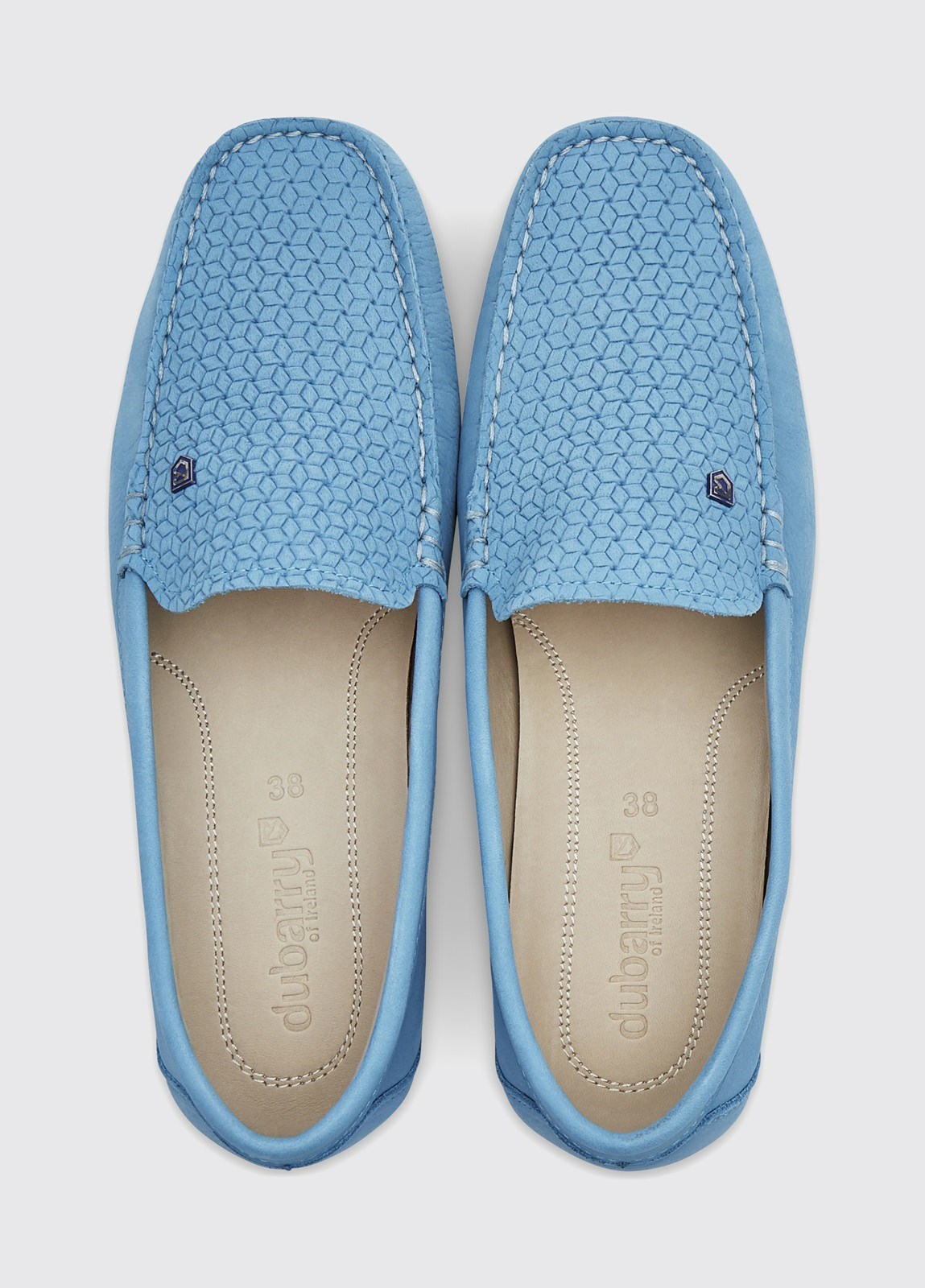 Dubarry Cannes Women's Loafers Blue White