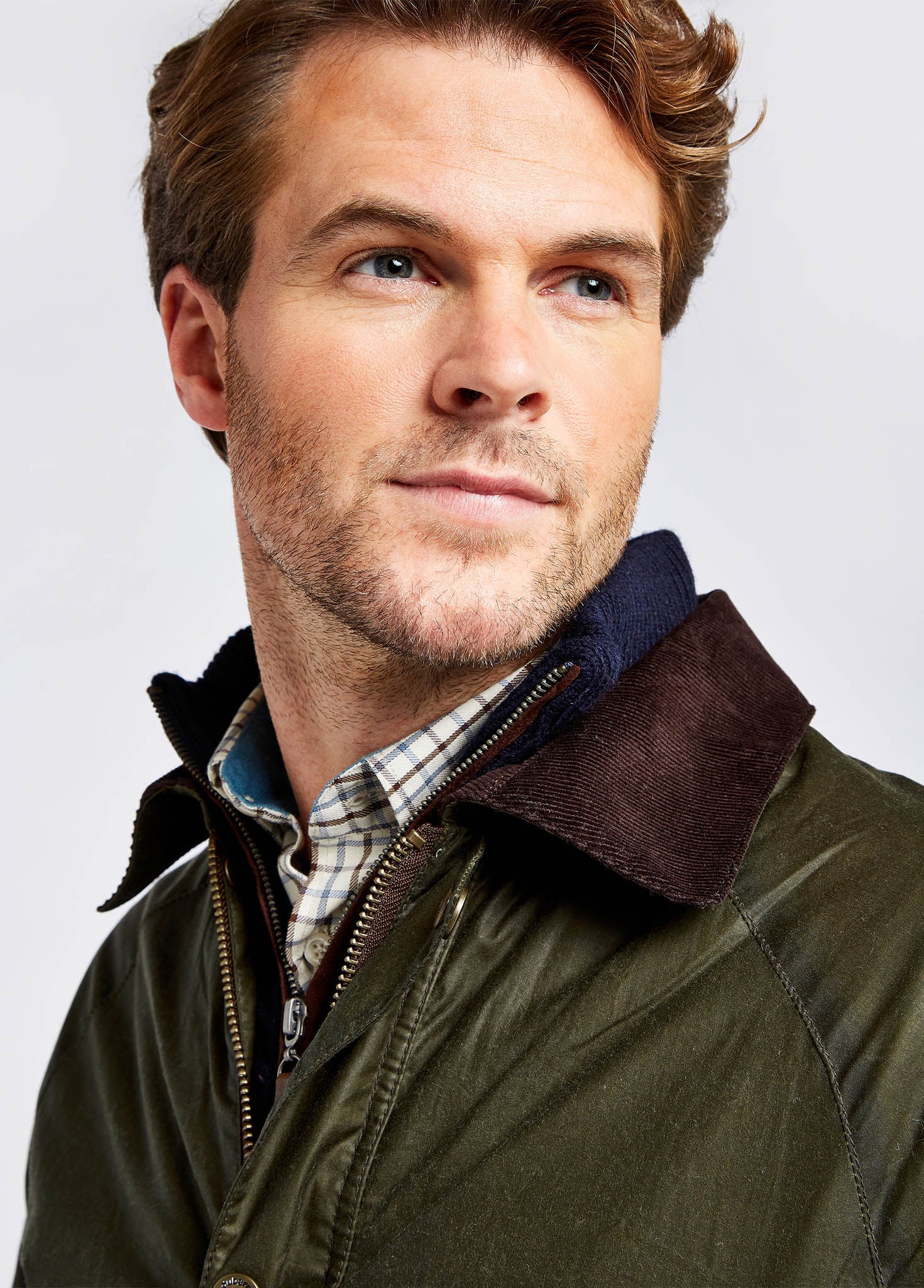 Brunswick Mens Waxed Cotton Jacket - Pine