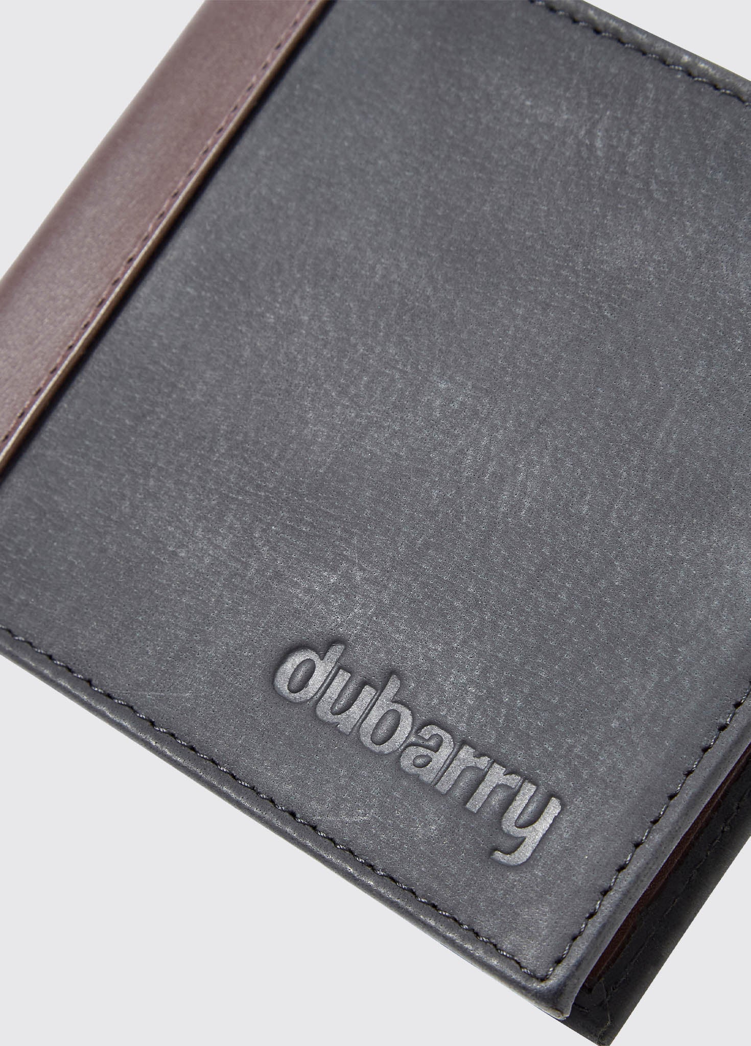 Rosmuc Leather Wallet - Black/Brown