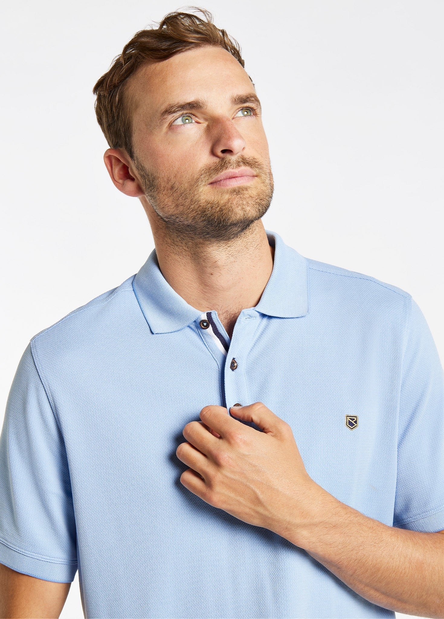 Morrison Men's Polo - Light Sky