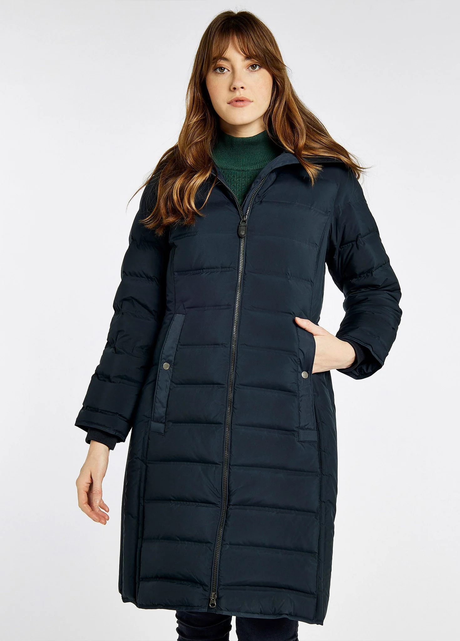 Meyers ladies' long length coat - Navy