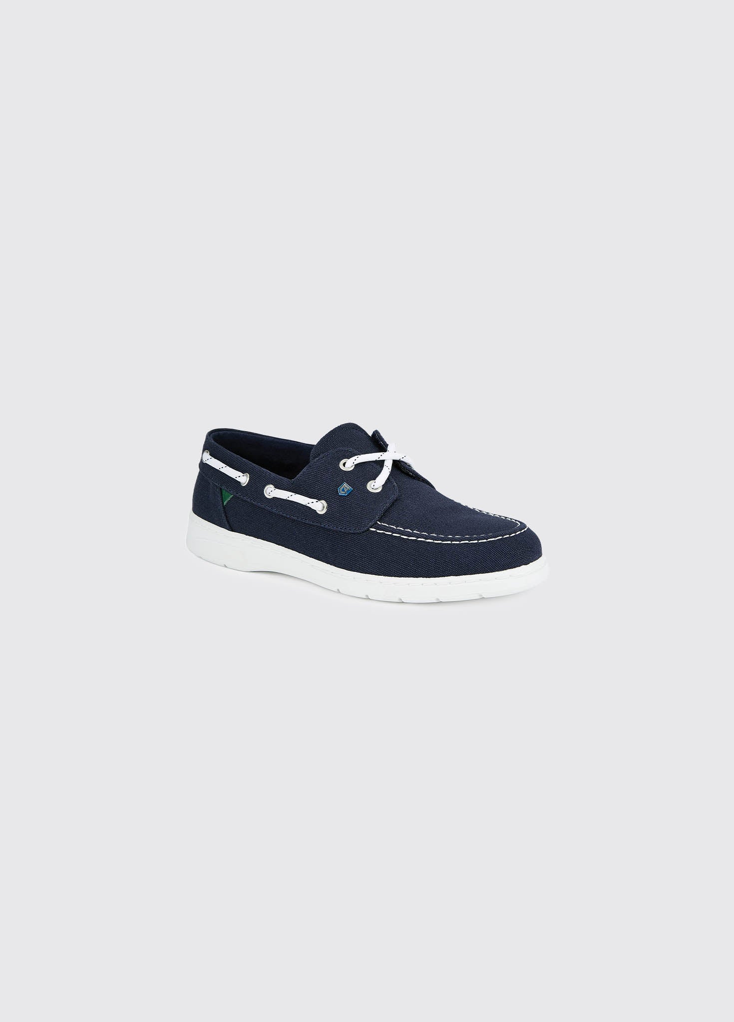 Biarritz Canvas Boat Shoe - Navy
