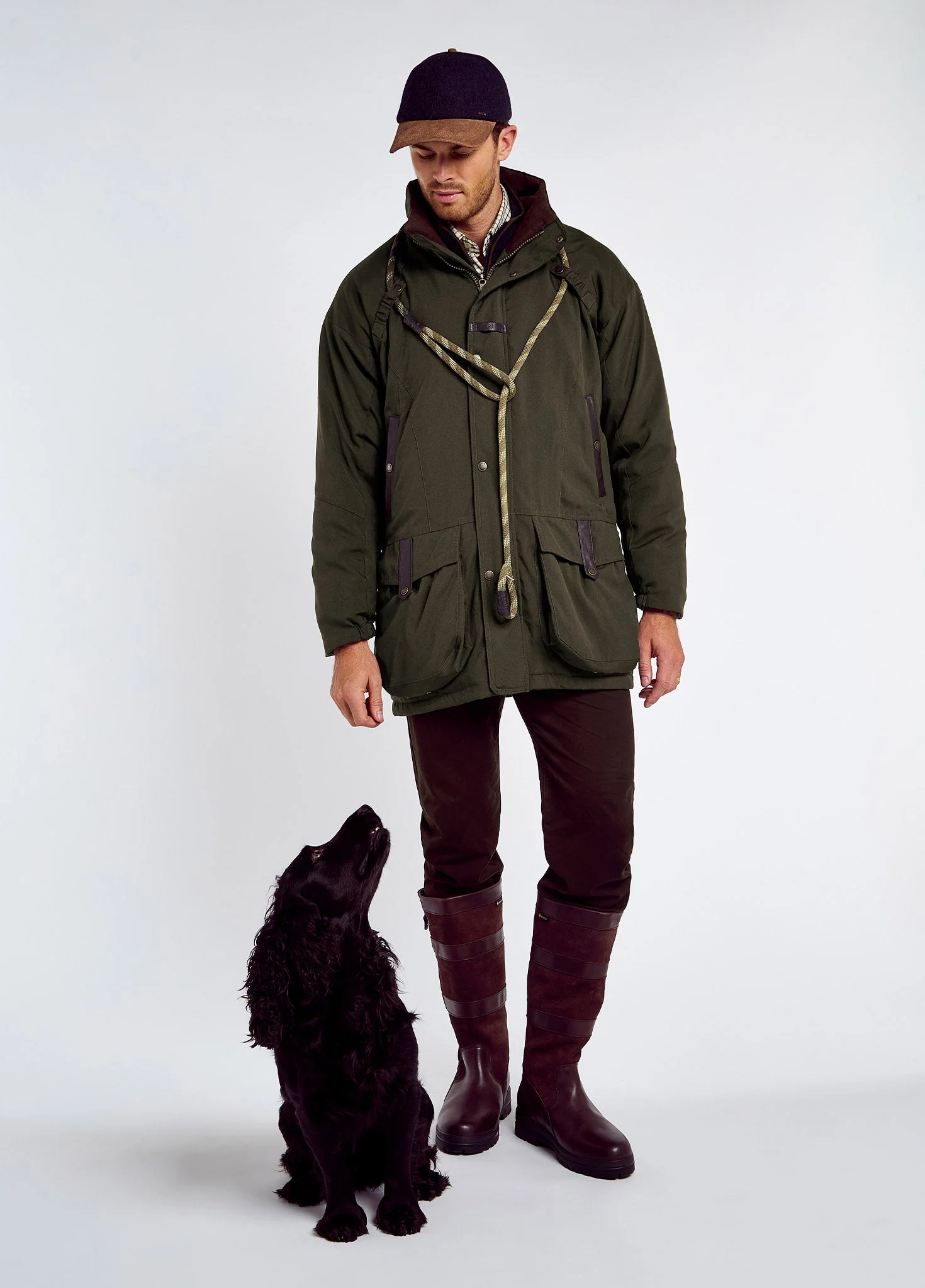 Longacre Men's Waterproof Jacket - Olive