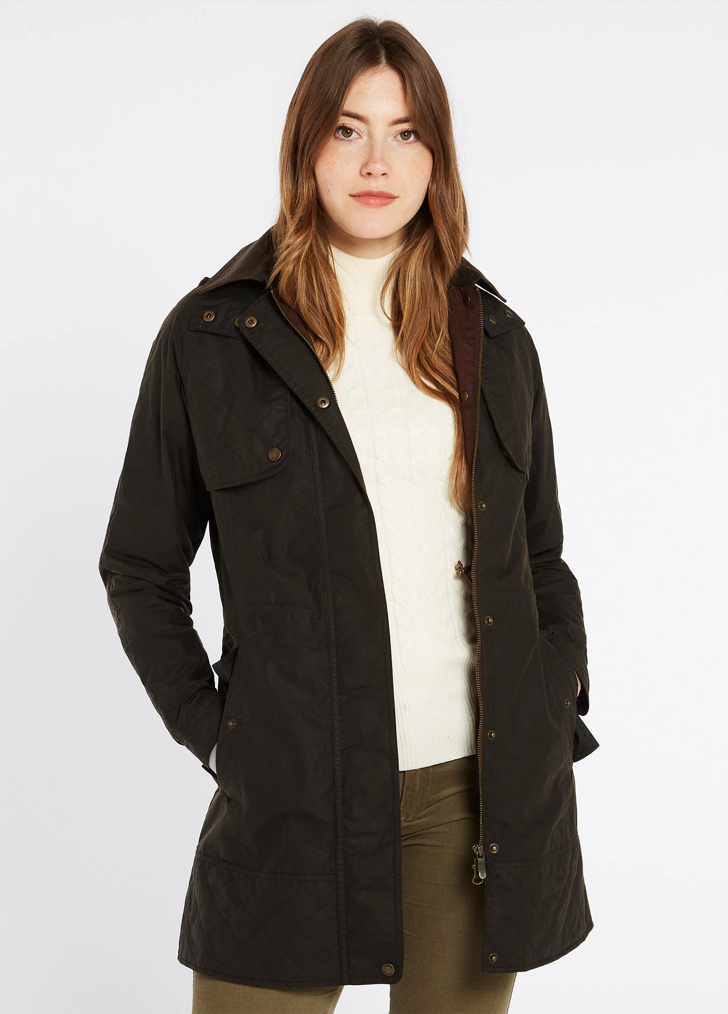 Radford Ladies Waxed Cotton Jacket - Verdigris
