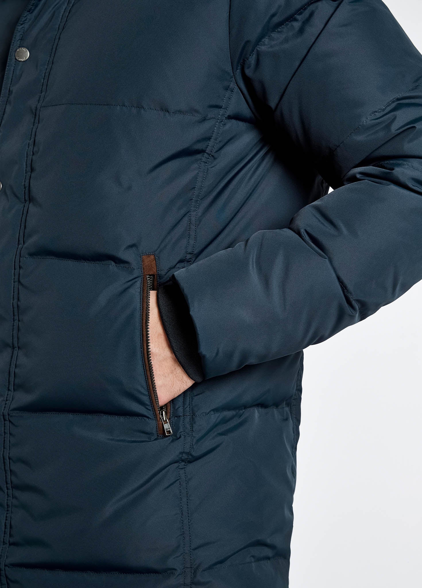 Talbot Men's Down Filled Jacket - Navy