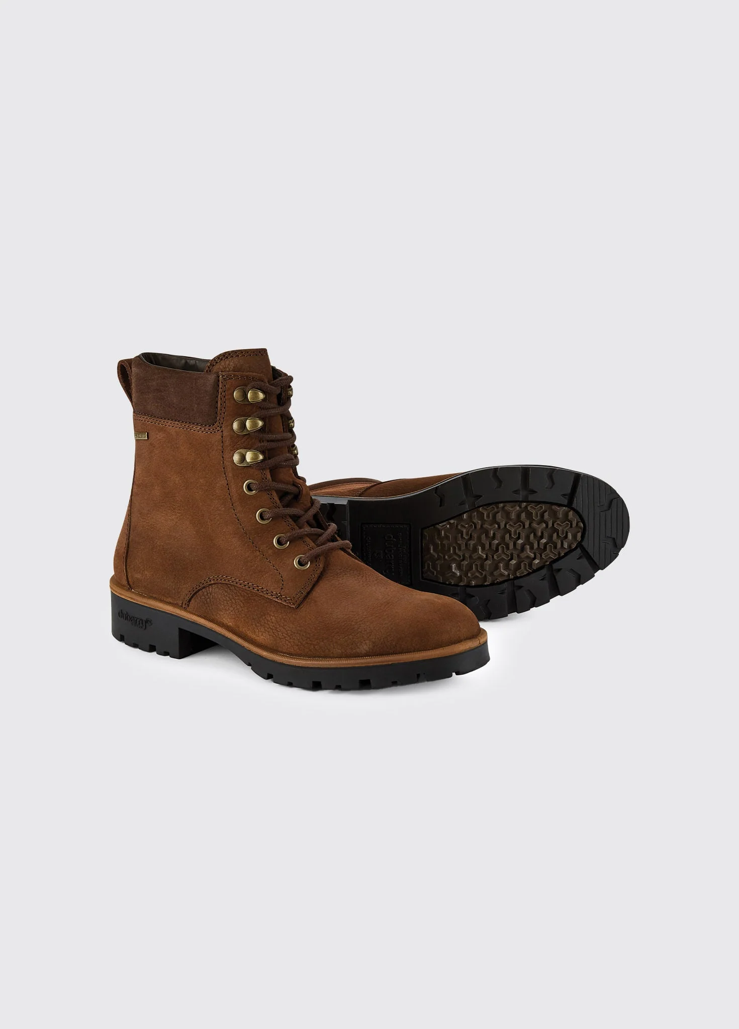 Strokestown Lace Up Ankle Boot - Walnut