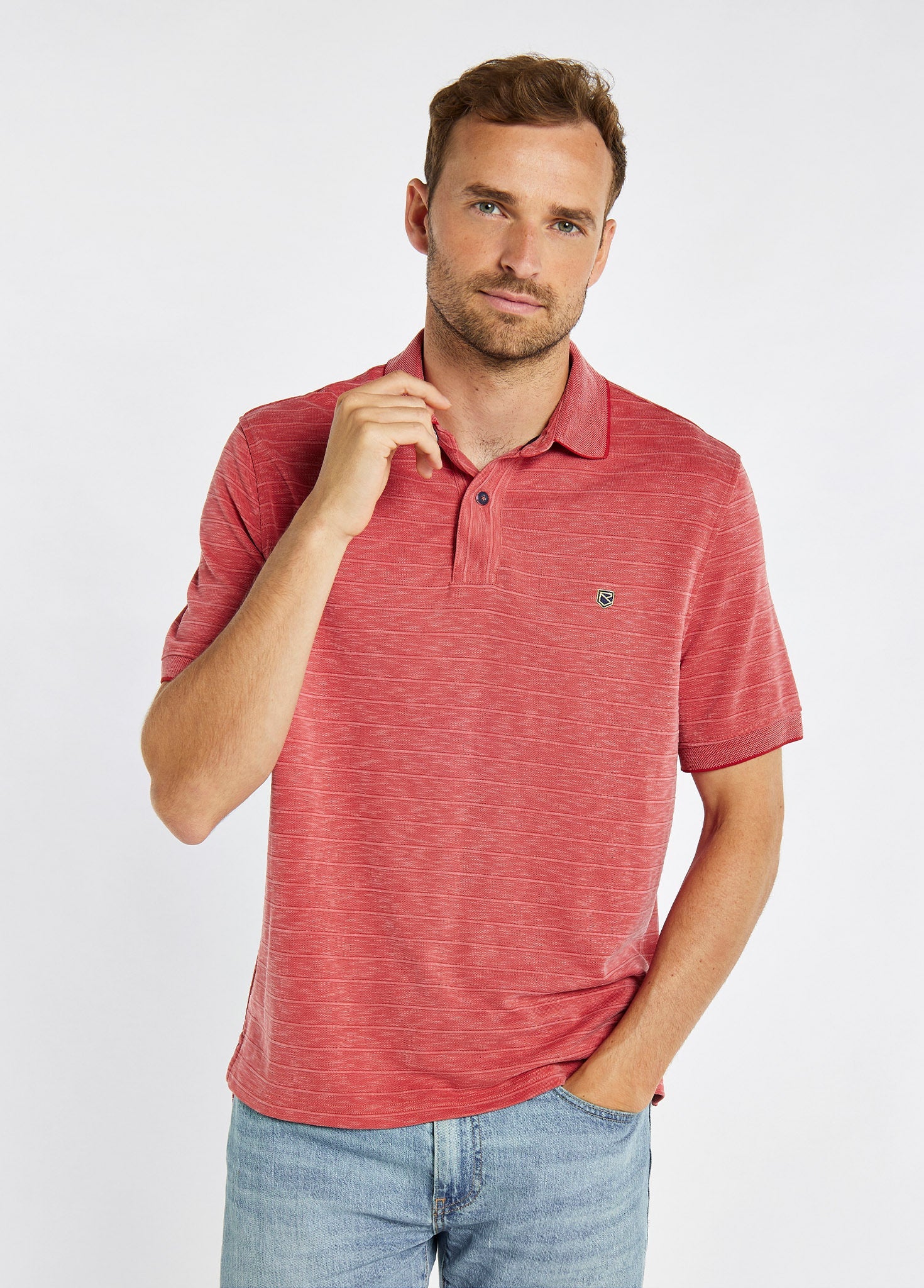 Moorings polo shirt - Nantuck Red