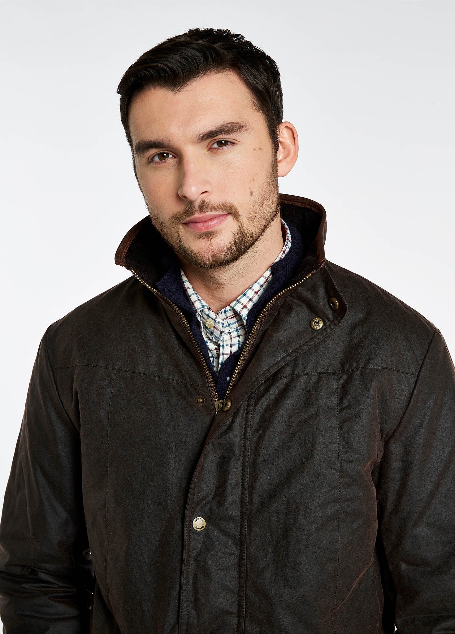 Chalkhill Men's Long Waxed Jacket - Java