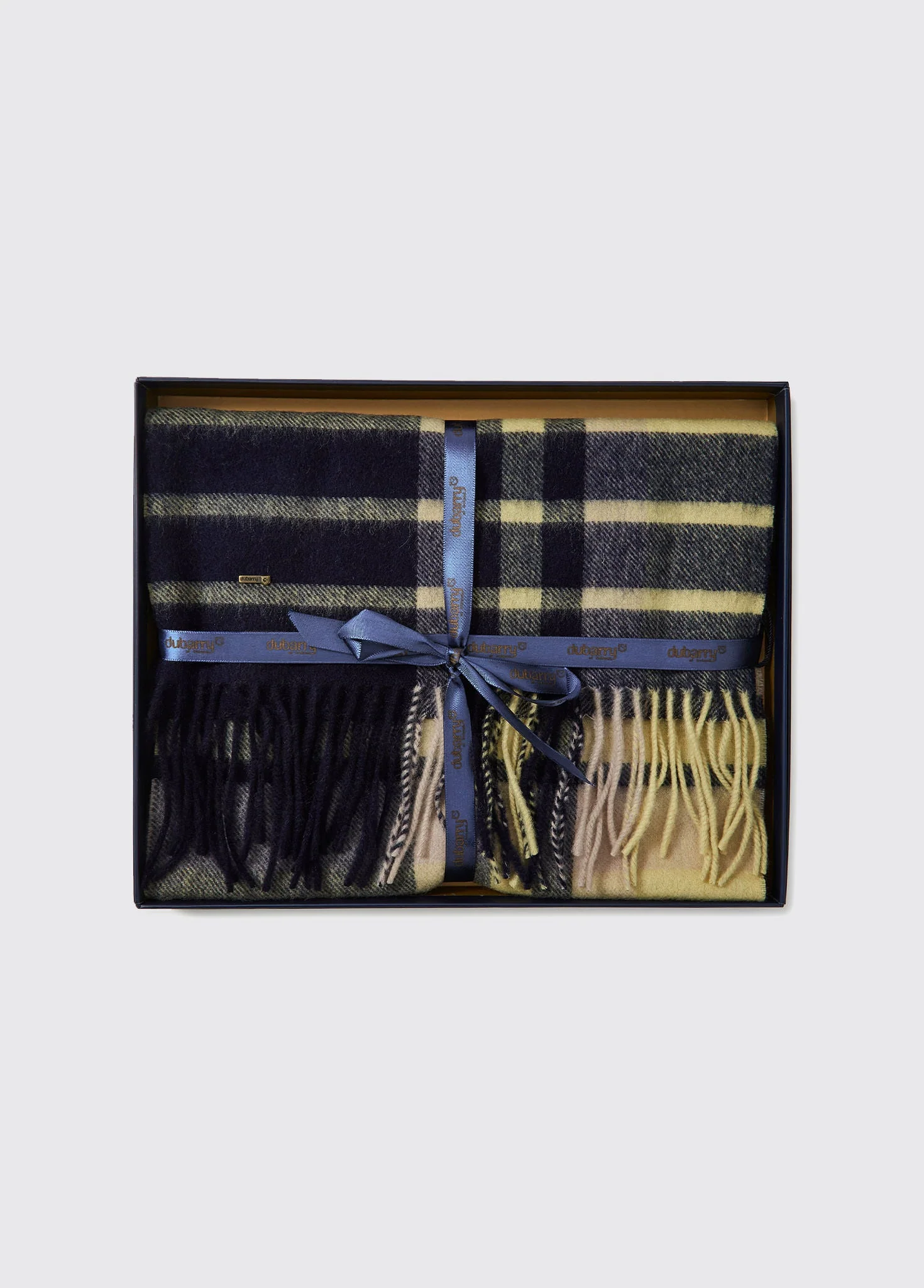 Kildavin Wool Scarf - Navy