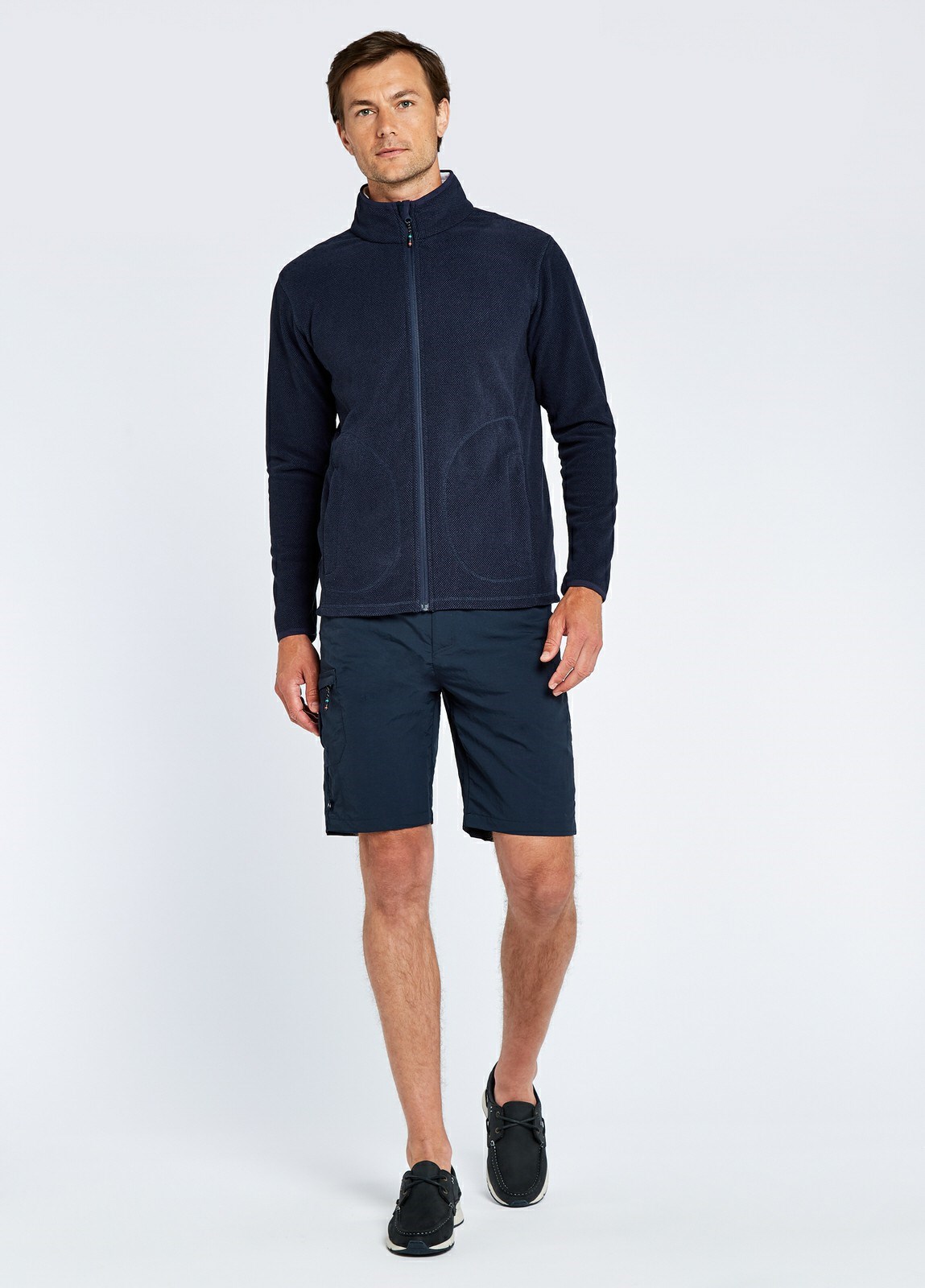 Dubarry Mustique Full-zip Fleece Men's Jackets Navy