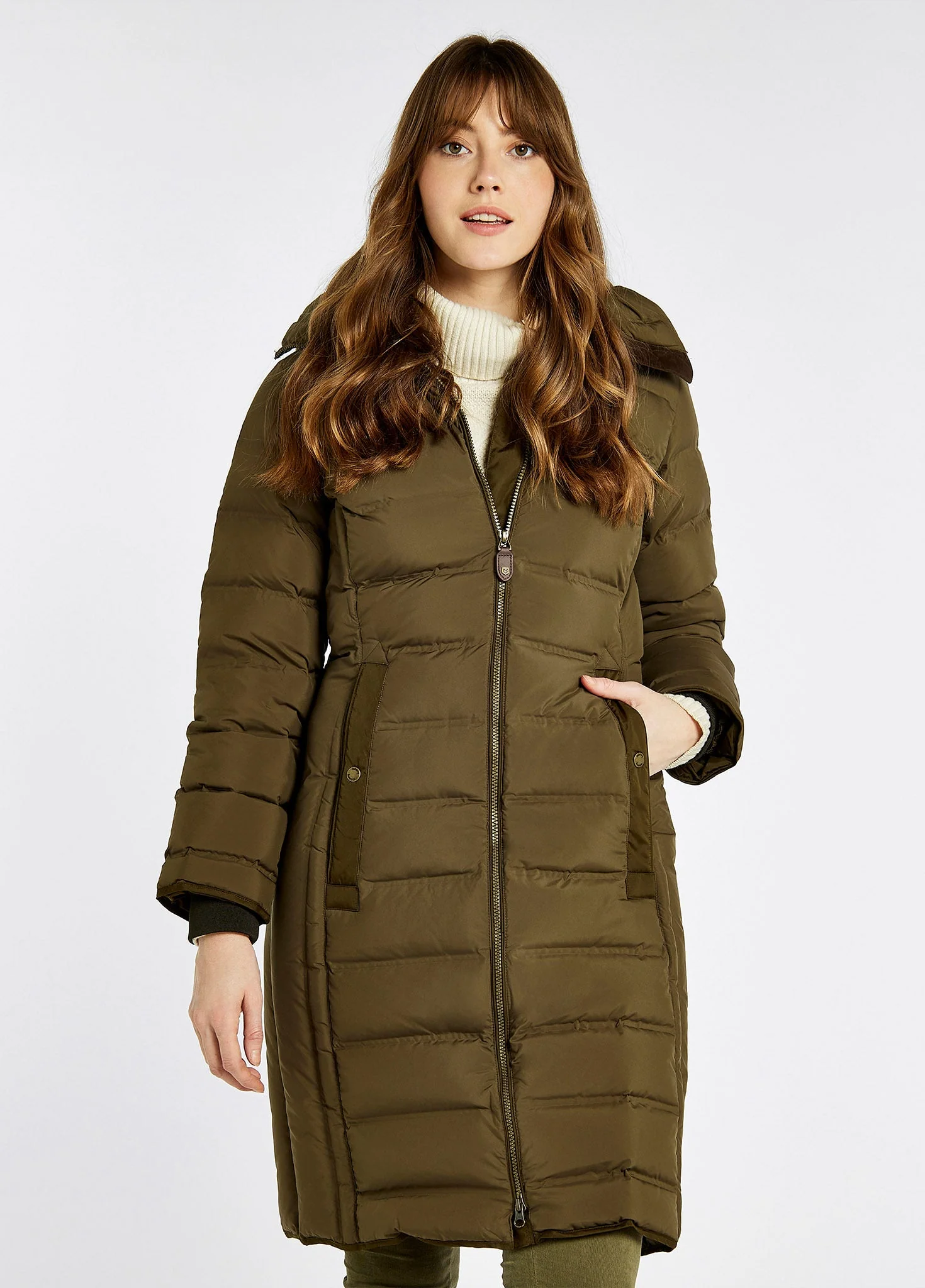 Meyers ladies' long length coat - Breen