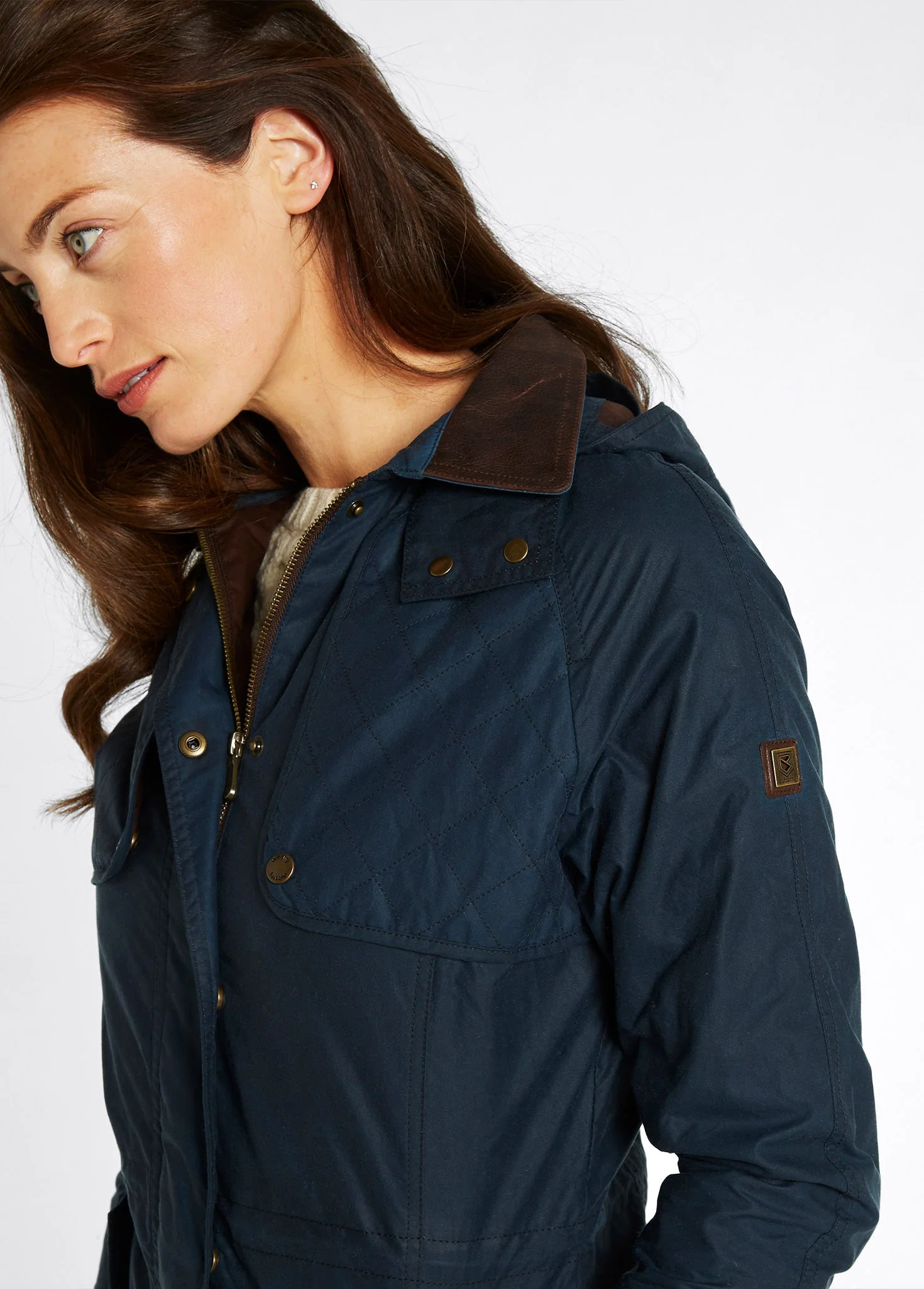 Radford Ladies Waxed Cotton Jacket - Storm Blue