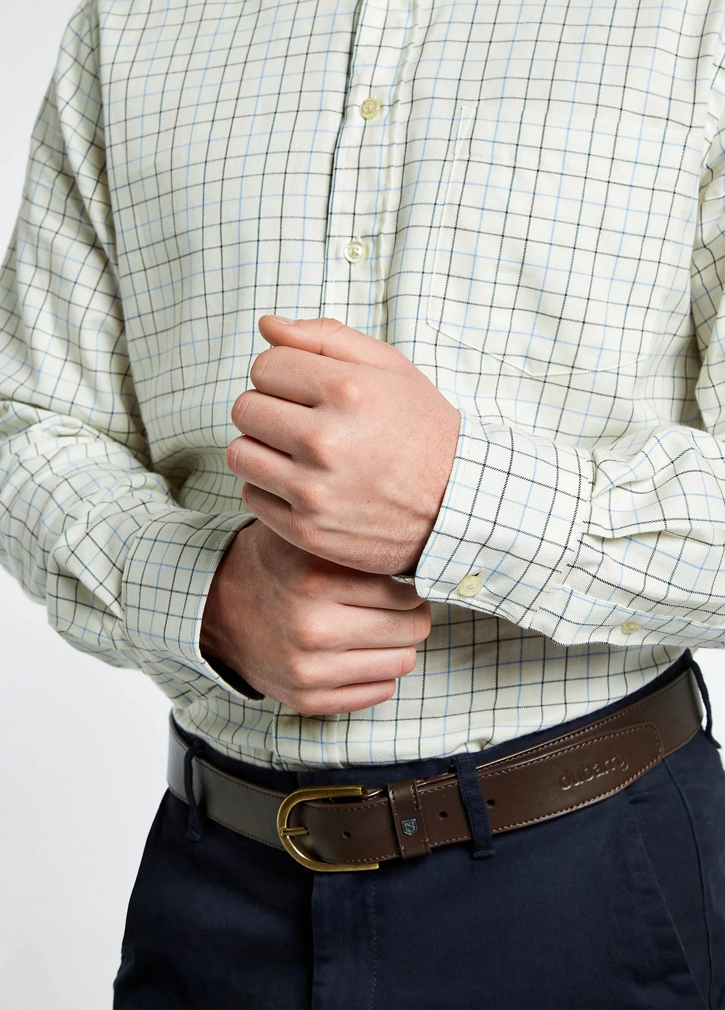 Hollymount Men's Check Shirt - Navy