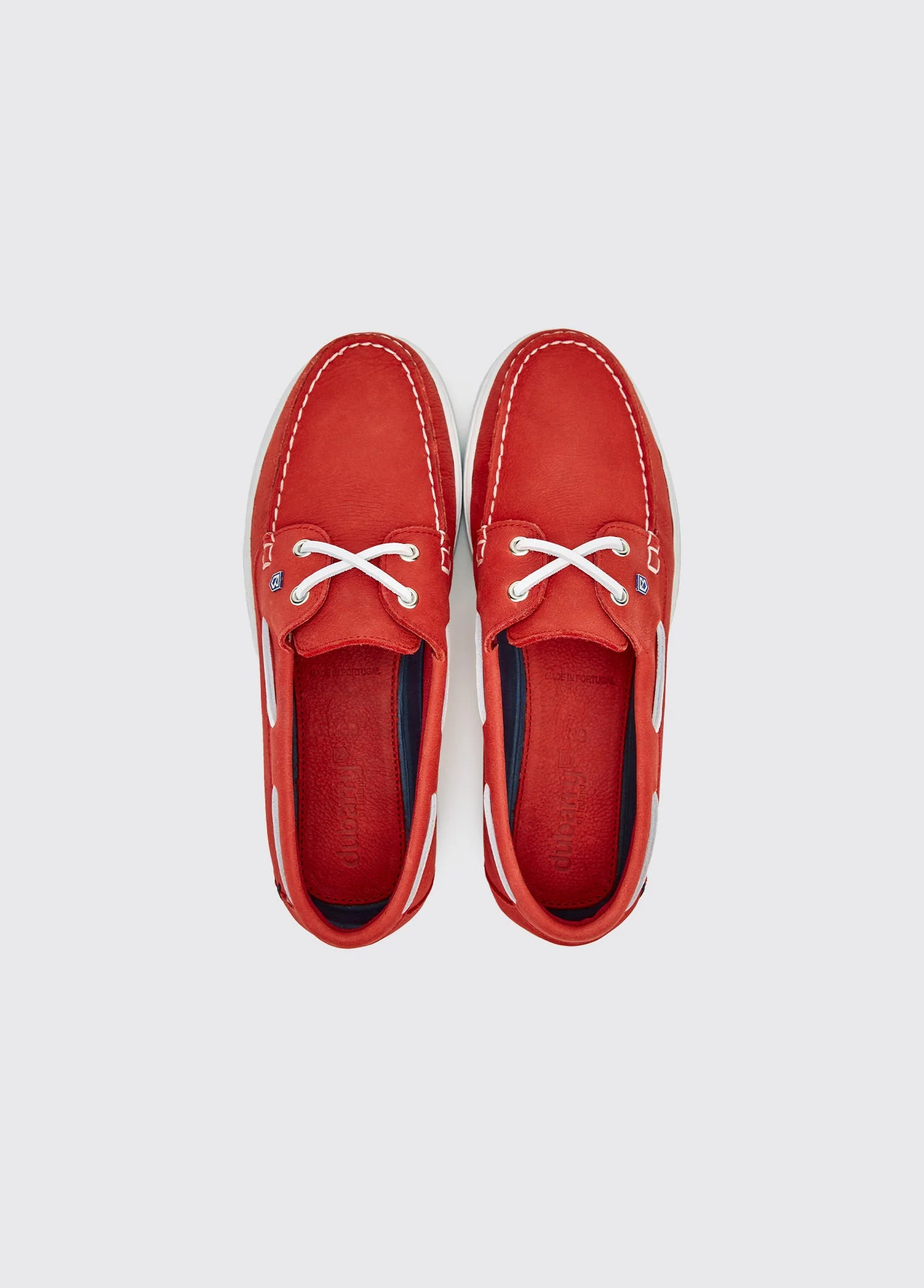 Marbella Deck Shoe - Engine Red