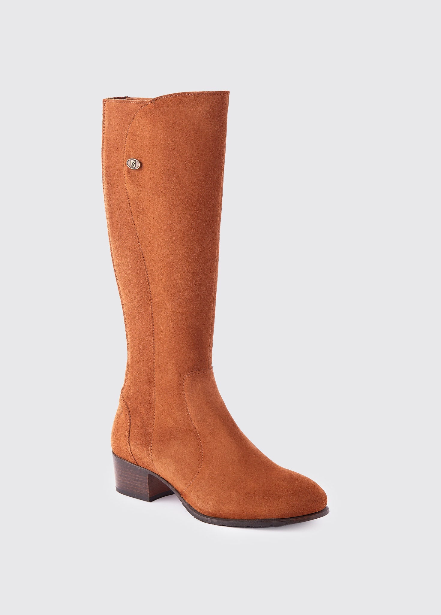 Downpatrick Knee High Suede Boot - Camel