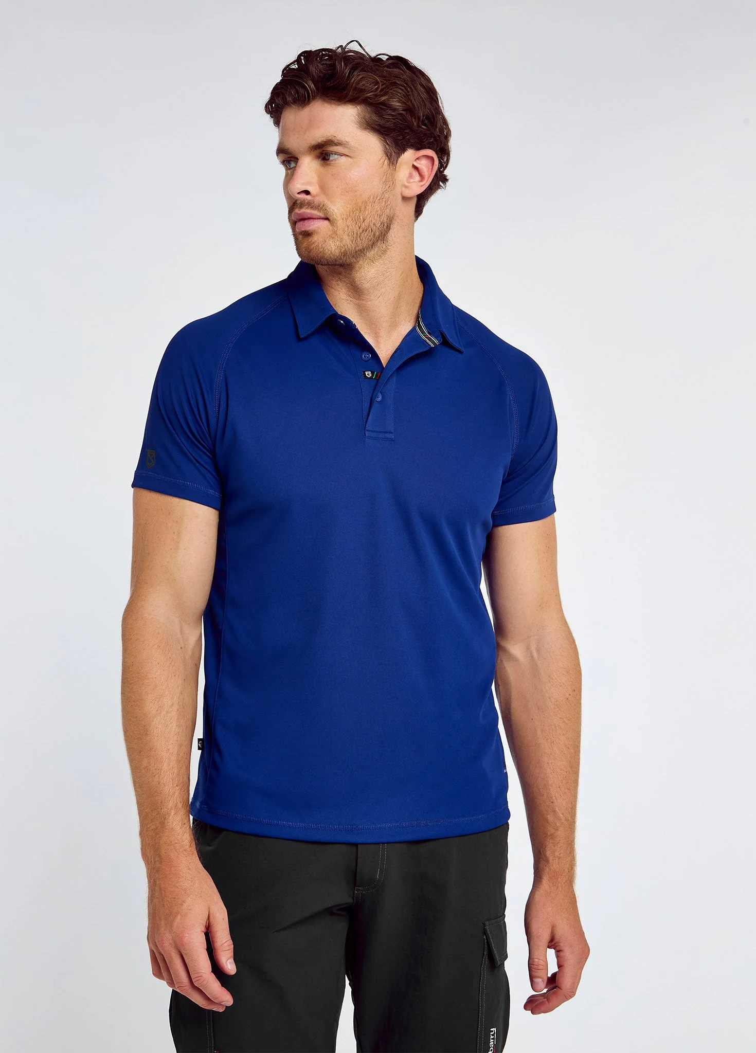 Menton Men's Technical Polo - Ultramarine