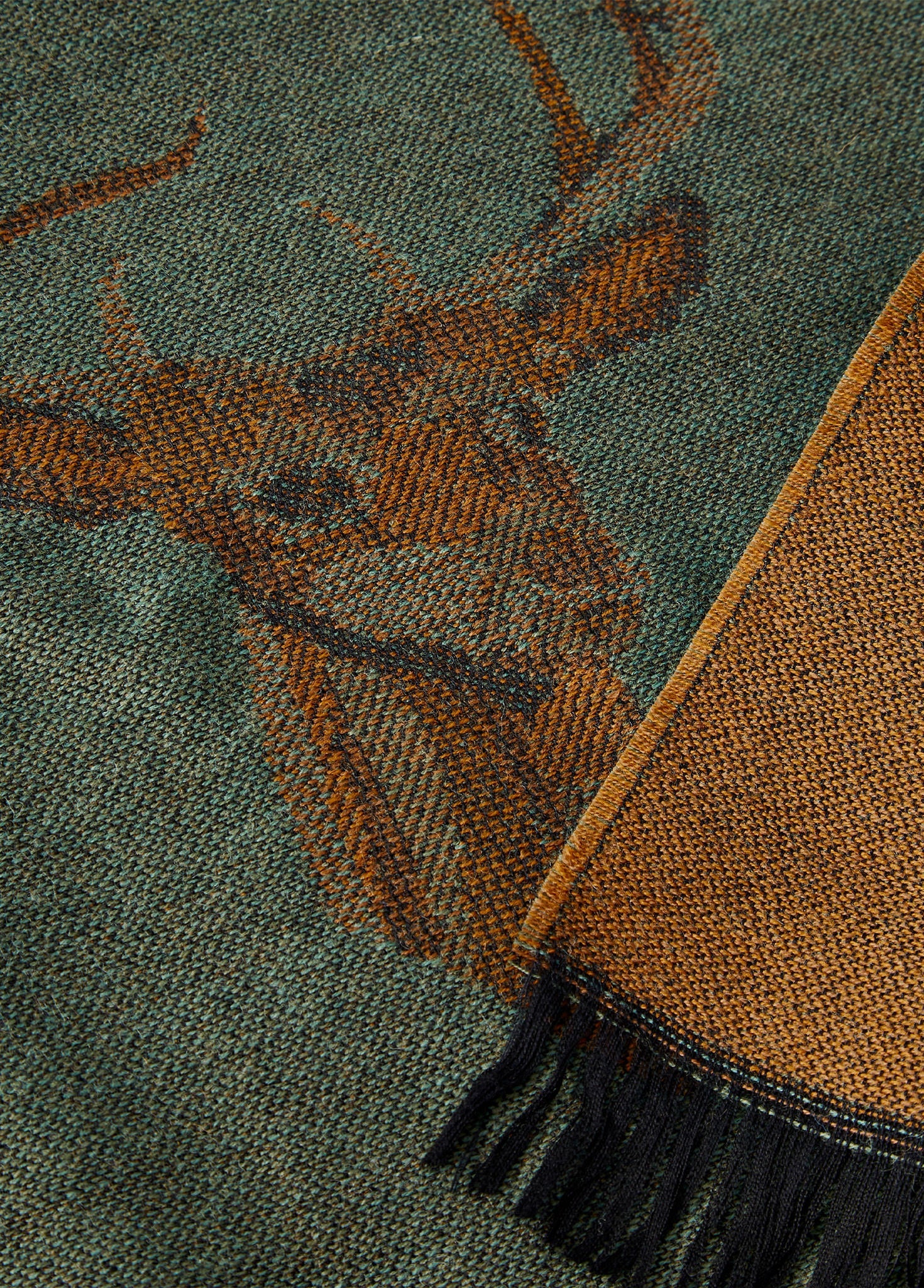 Heatherbell Stole - Dusky Green