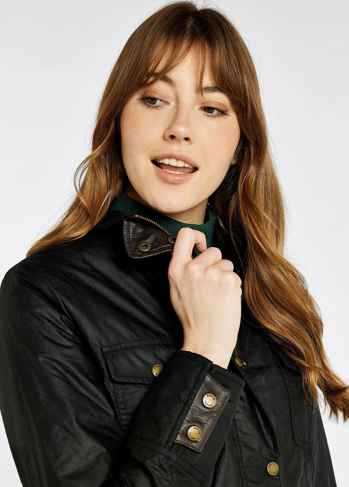 Munsboro Waxed Cotton Jacket - Black