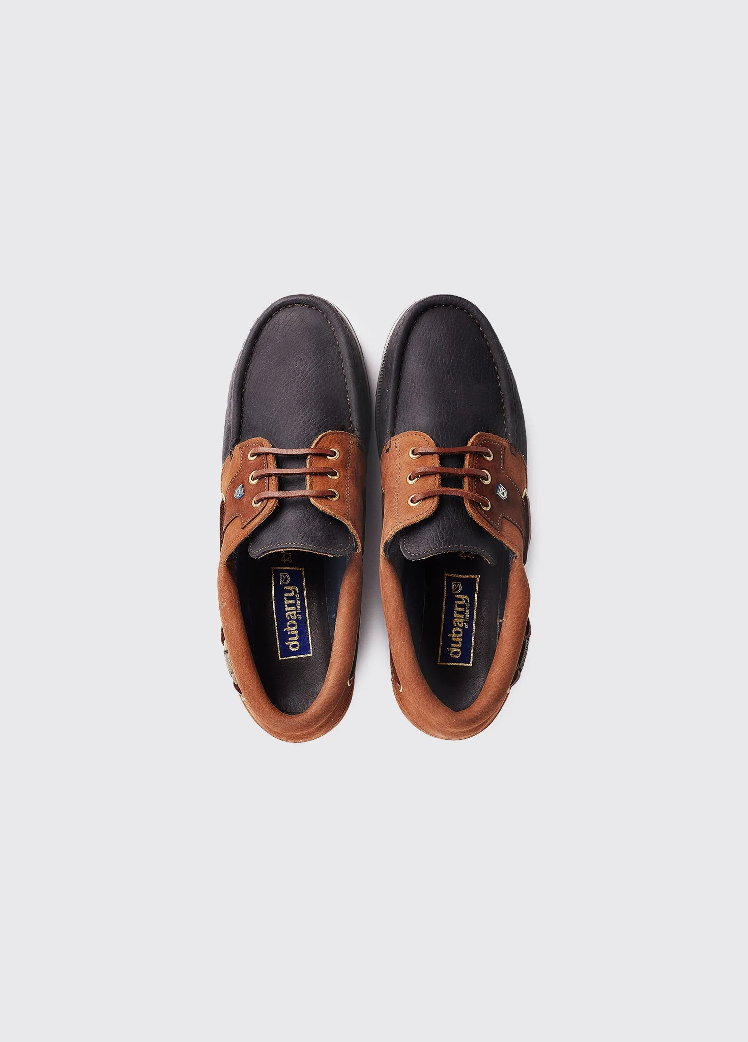 Clipper Boat Shoe - Navy/Brown
