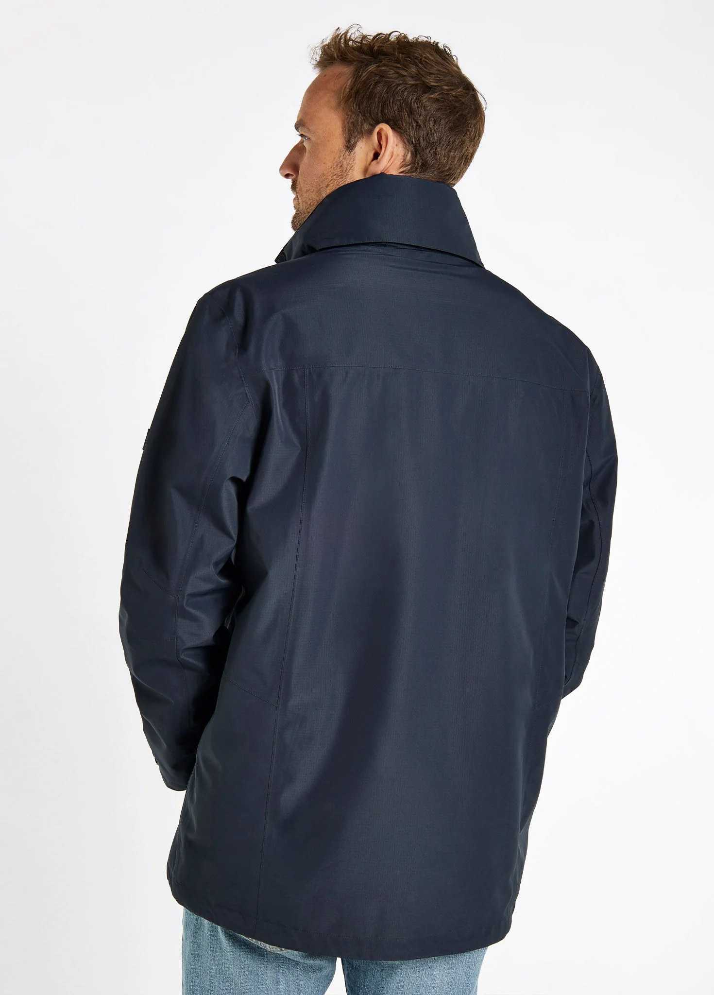Crossbarry Men's Waterproof Jacket - Navy