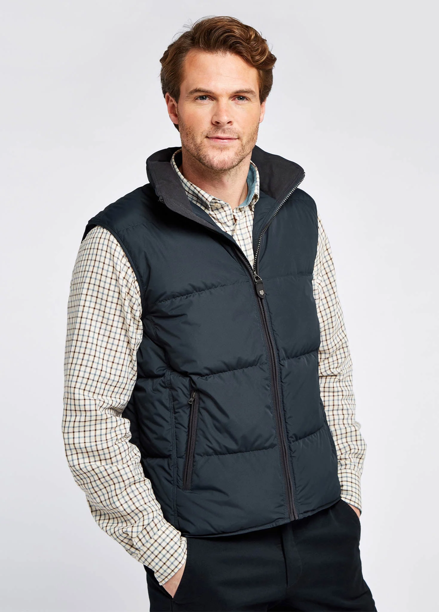 Graystown Men's Down-filled Vest - Navy