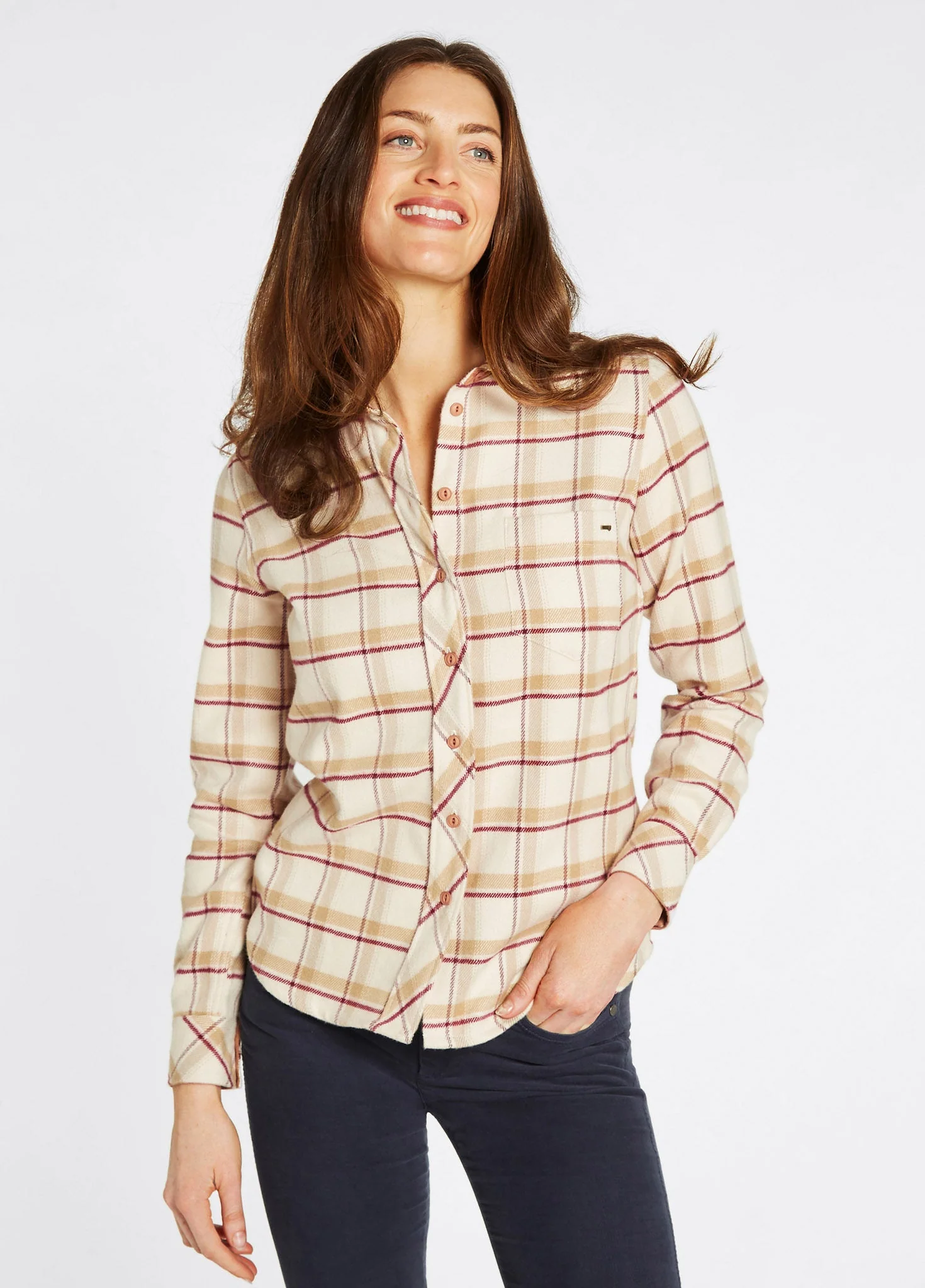 Japonica Check Shirt - Cream