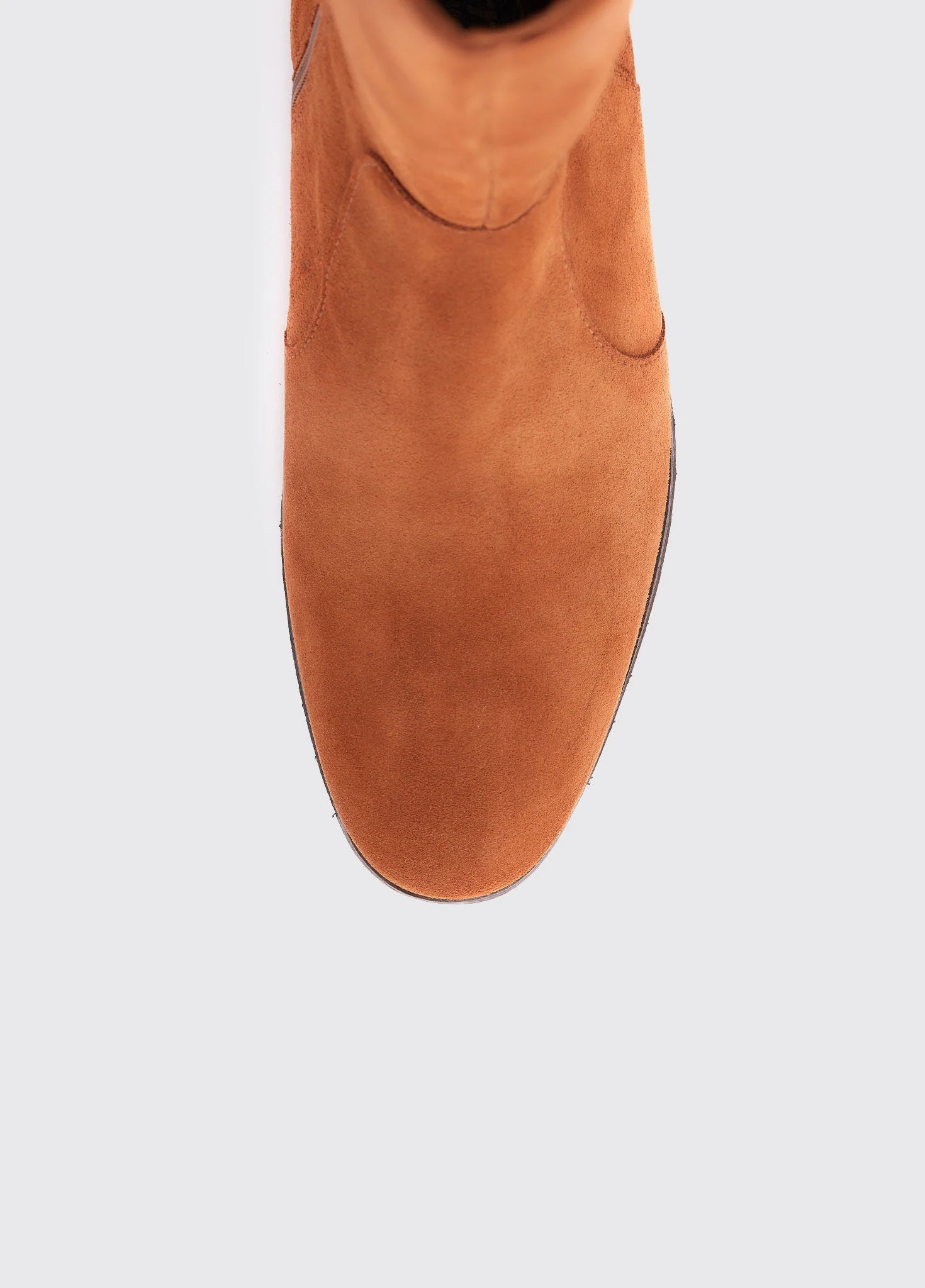 Downpatrick Knee High Suede Boot - Camel