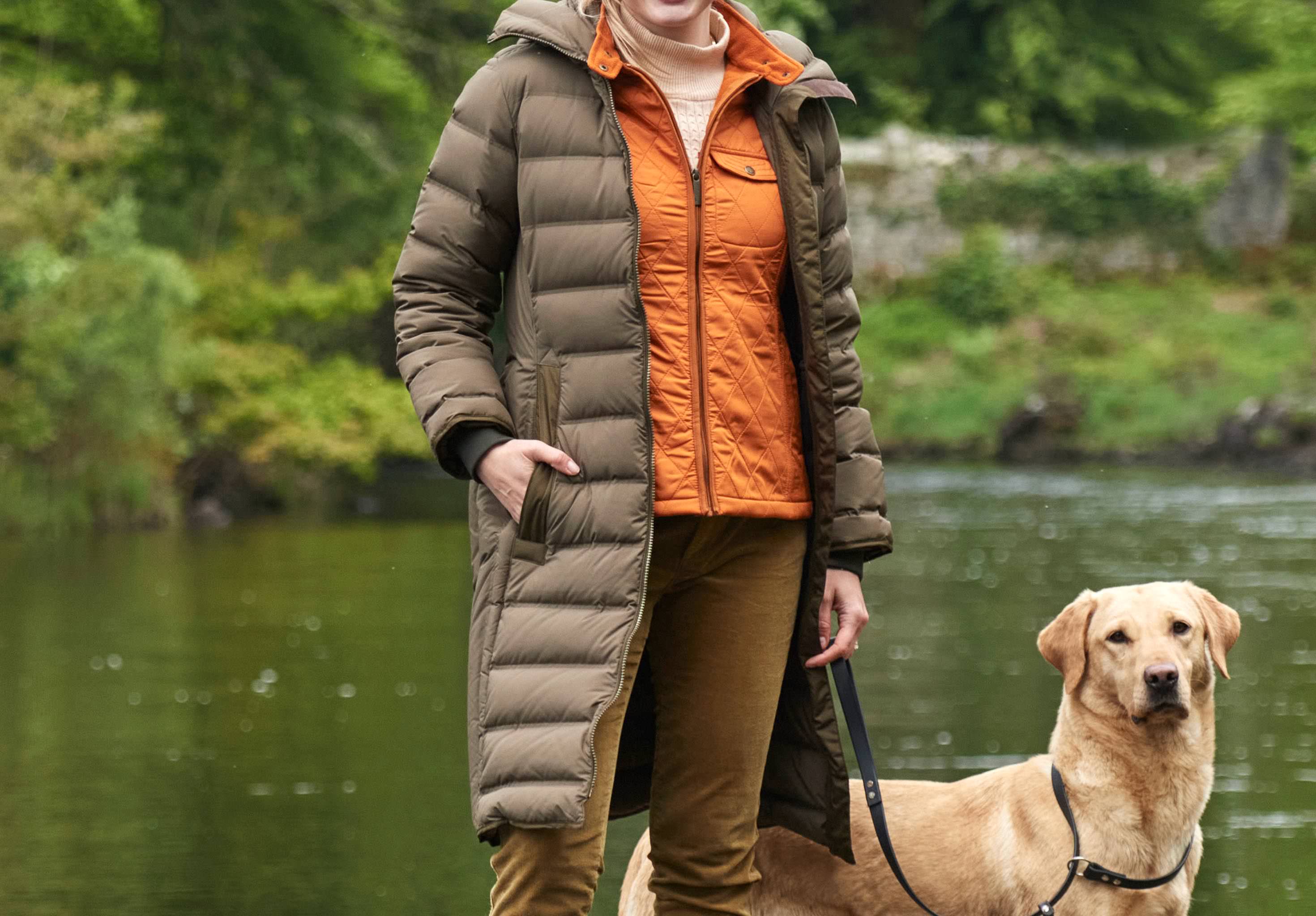 Meyers ladies' long length coat - Breen