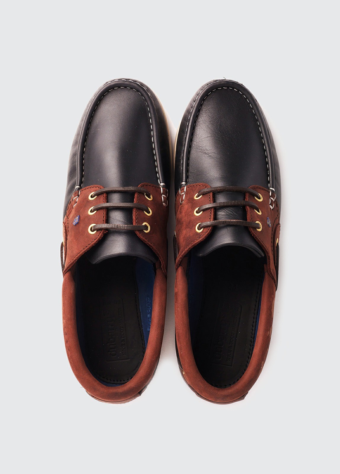 Dubarry Commodore XLT Men's Boat Shoes Navy / Brown