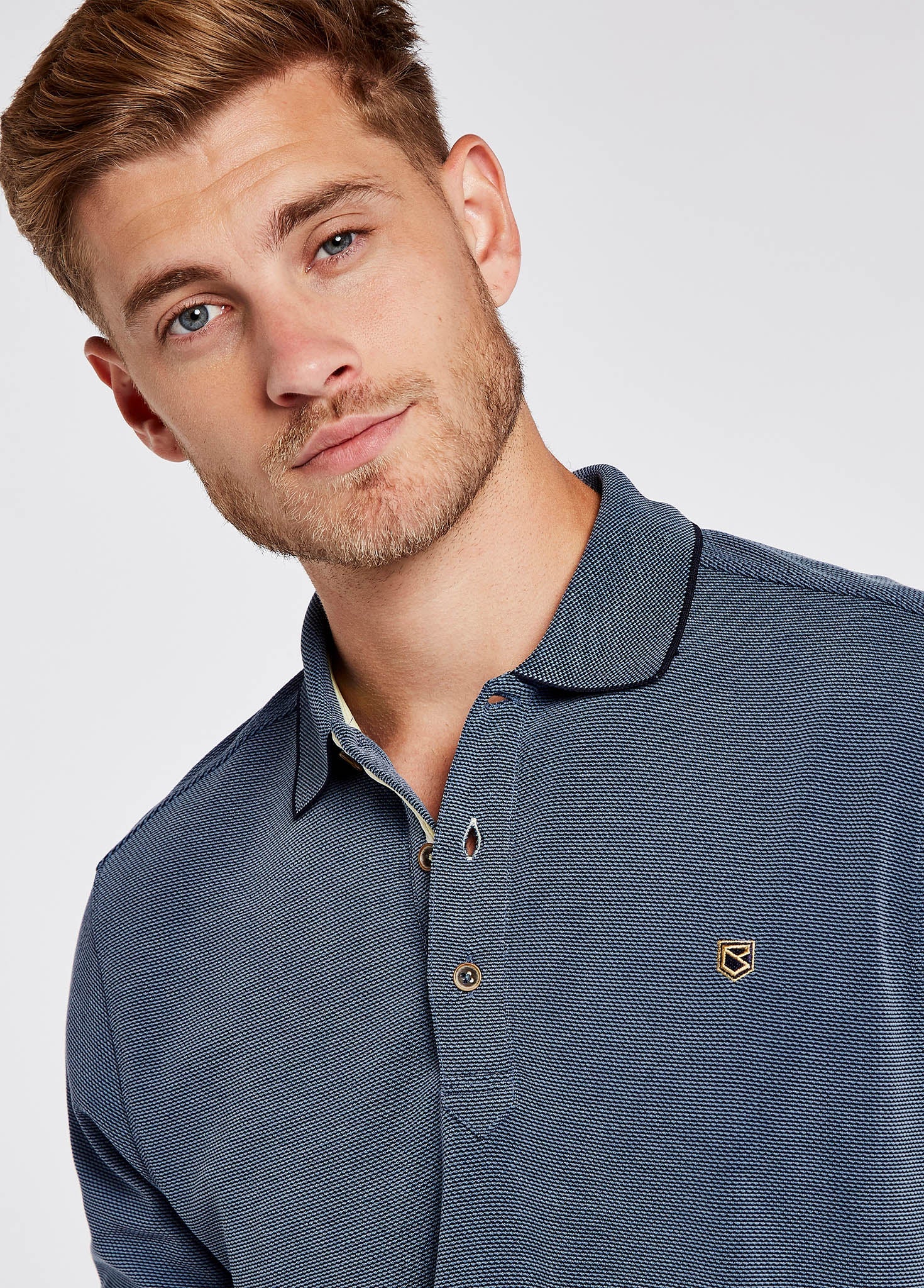 Morrison Men's Polo - Indigo