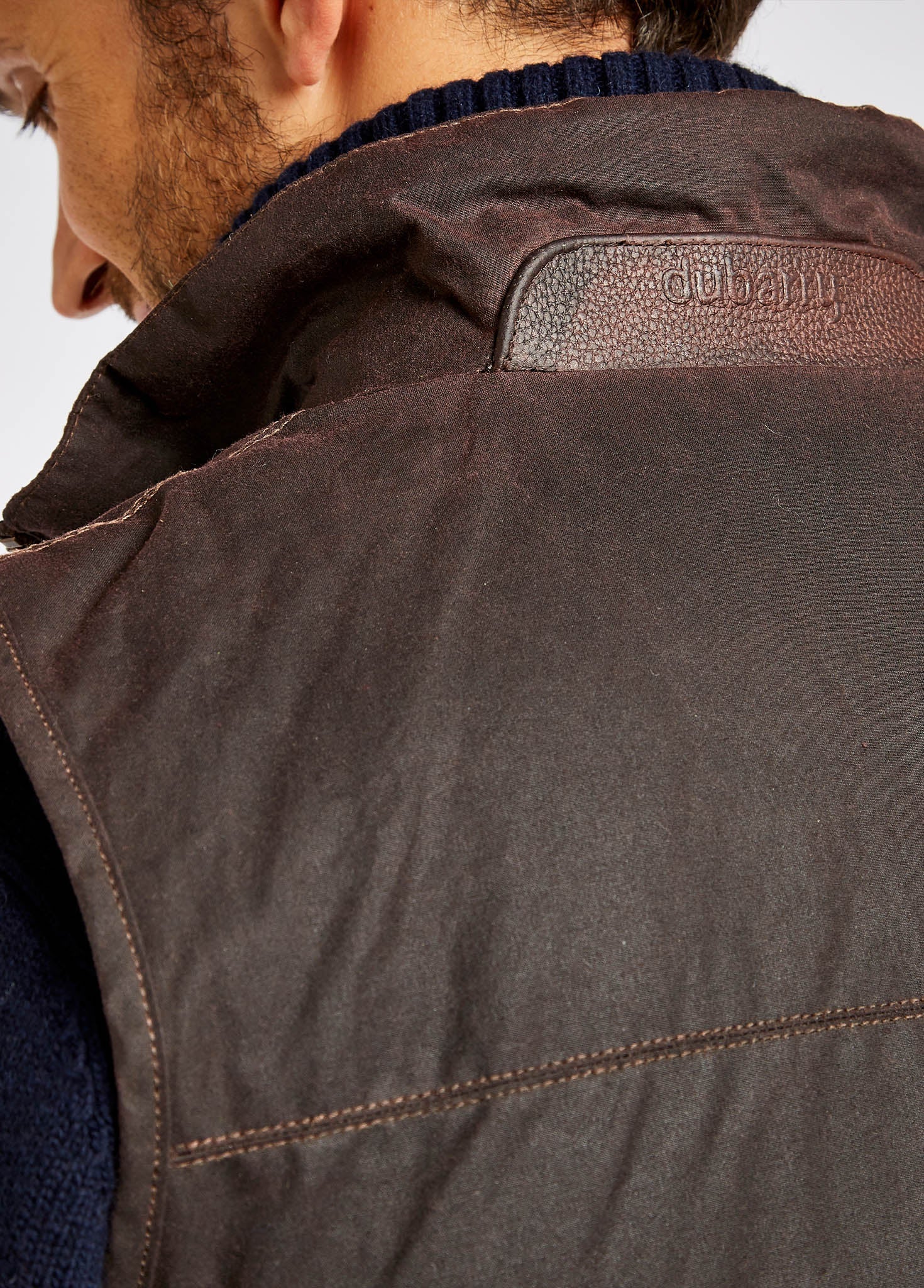 Mayfly Men's Waxed Cotton Vest - Java