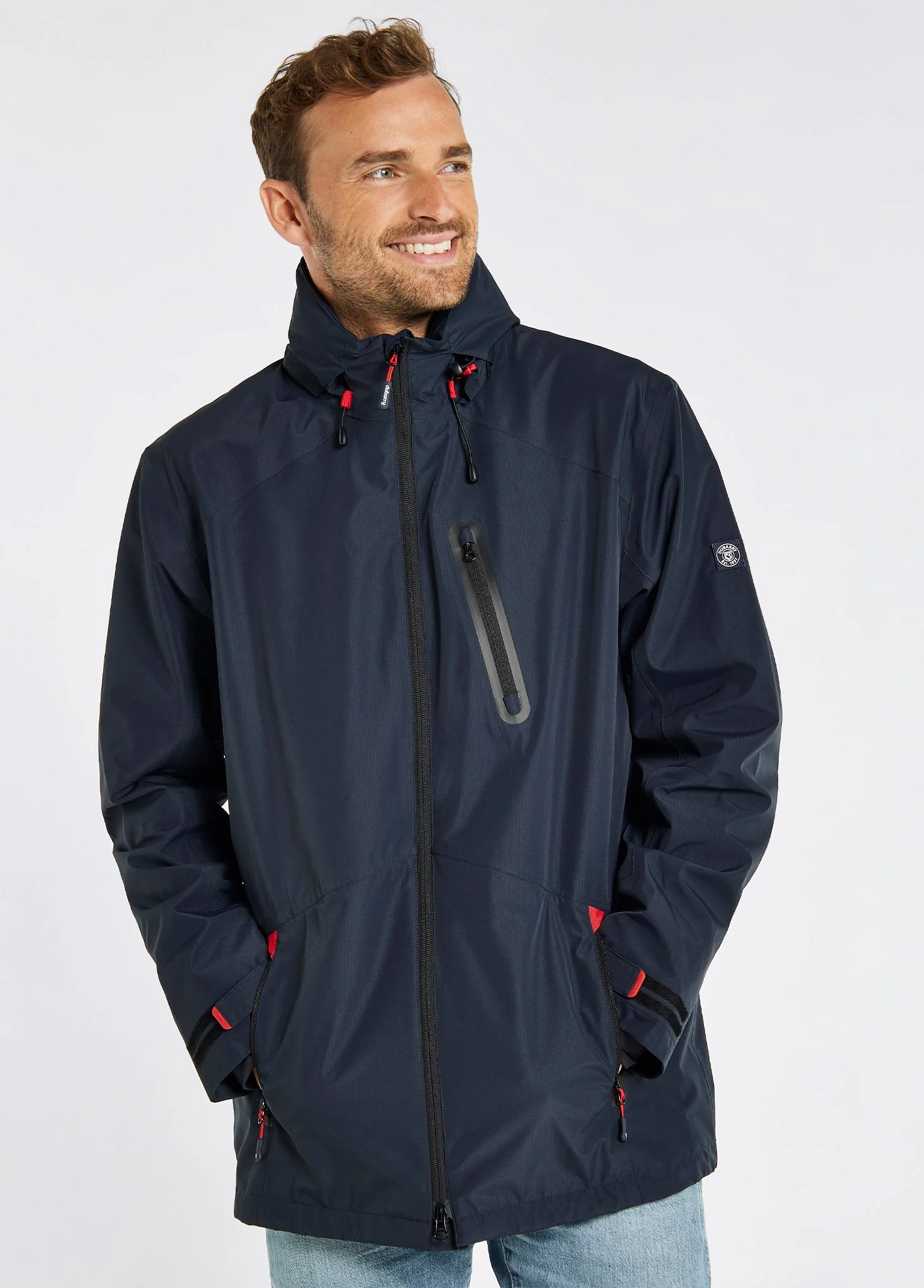 Crossbarry Men's Waterproof Jacket - Navy