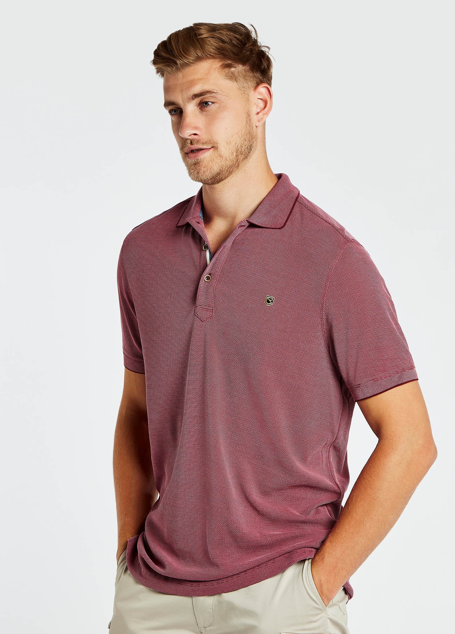 Morrison Men's Polo - Ruby